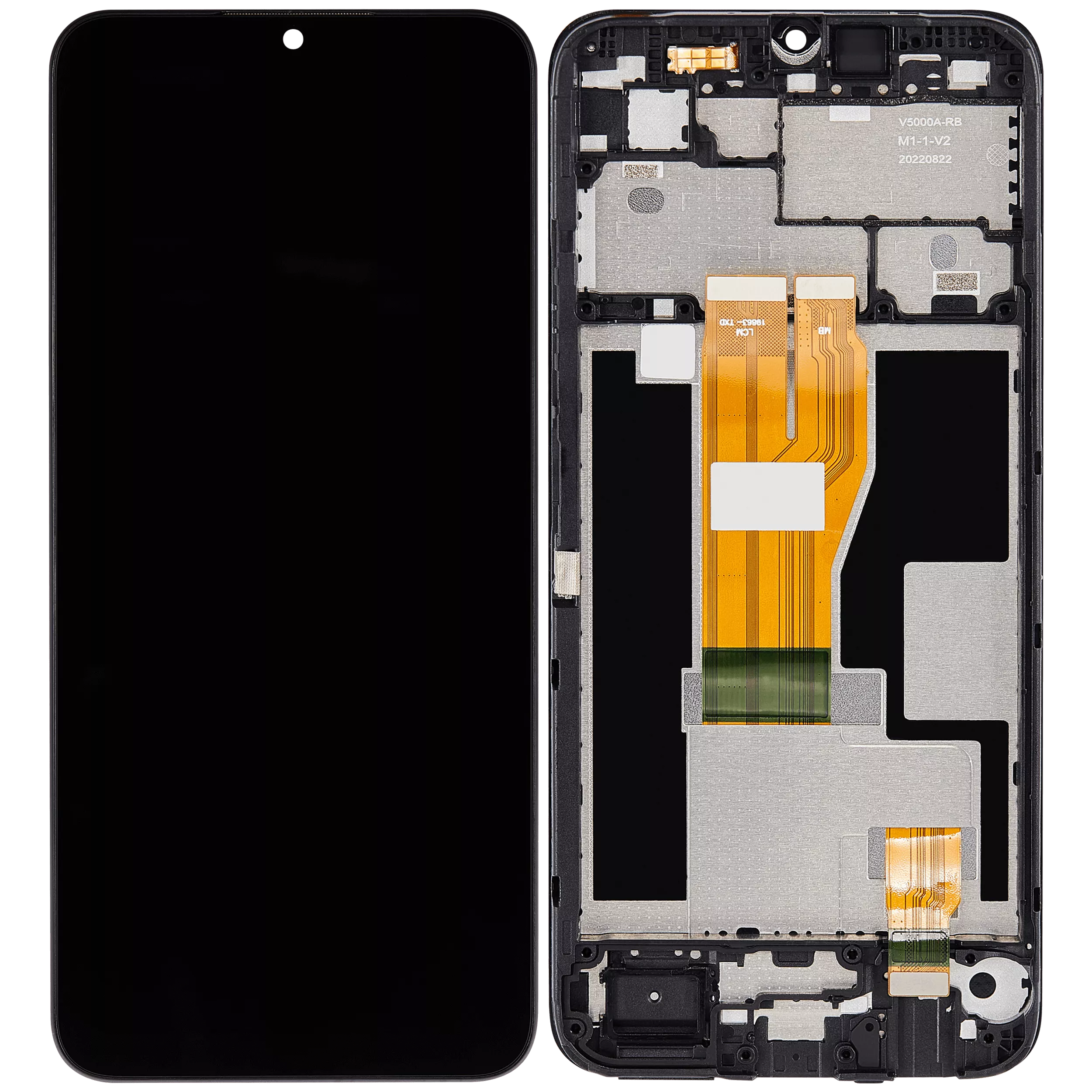 Oppo Realme C33 İle Uyumlu Çerçeveli Ekran Dokunmatik (%100 Orijinal Ürün)
