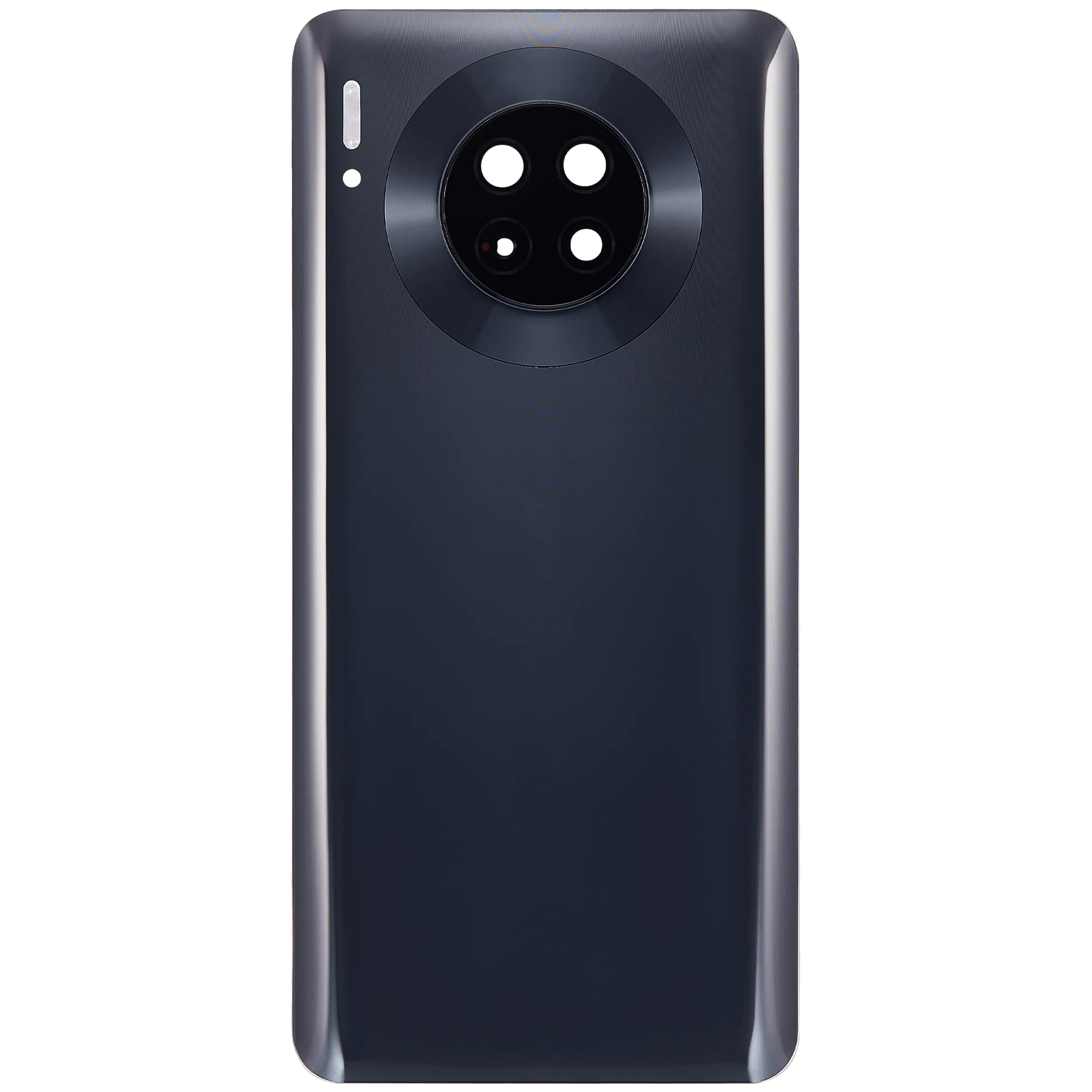 Huawei Mate 30 İle Uyumlu Kamera Lensli Arka Kapak Camı (Siyah)