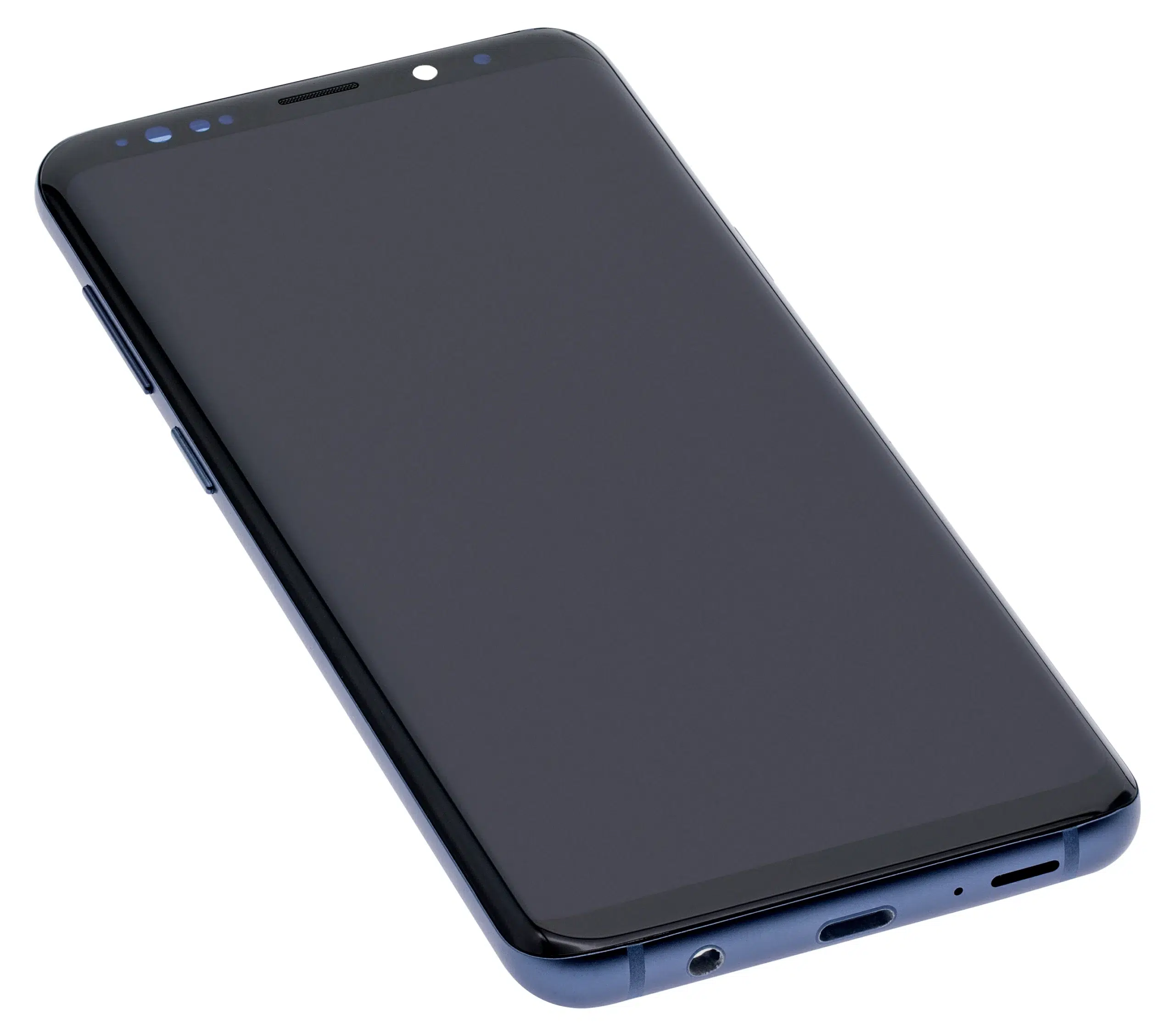 Samsung Galaxy S9 Plus İle Uyumlu Çerçeveli OLED Montajı (Servis Paketi) (Mercan Mavisi) 