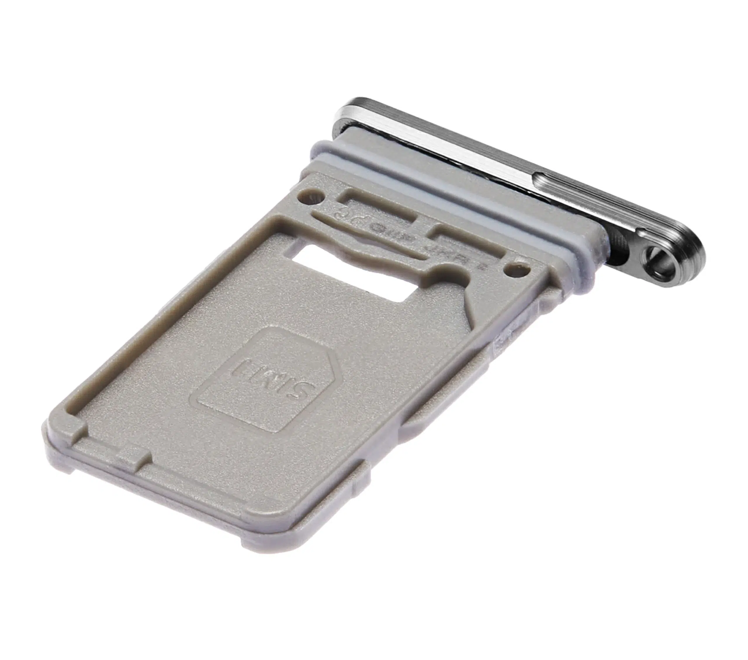 Samsung Galaxy S21 ile Uyumlu Tek Sim Kart Tepsisi (Gri)