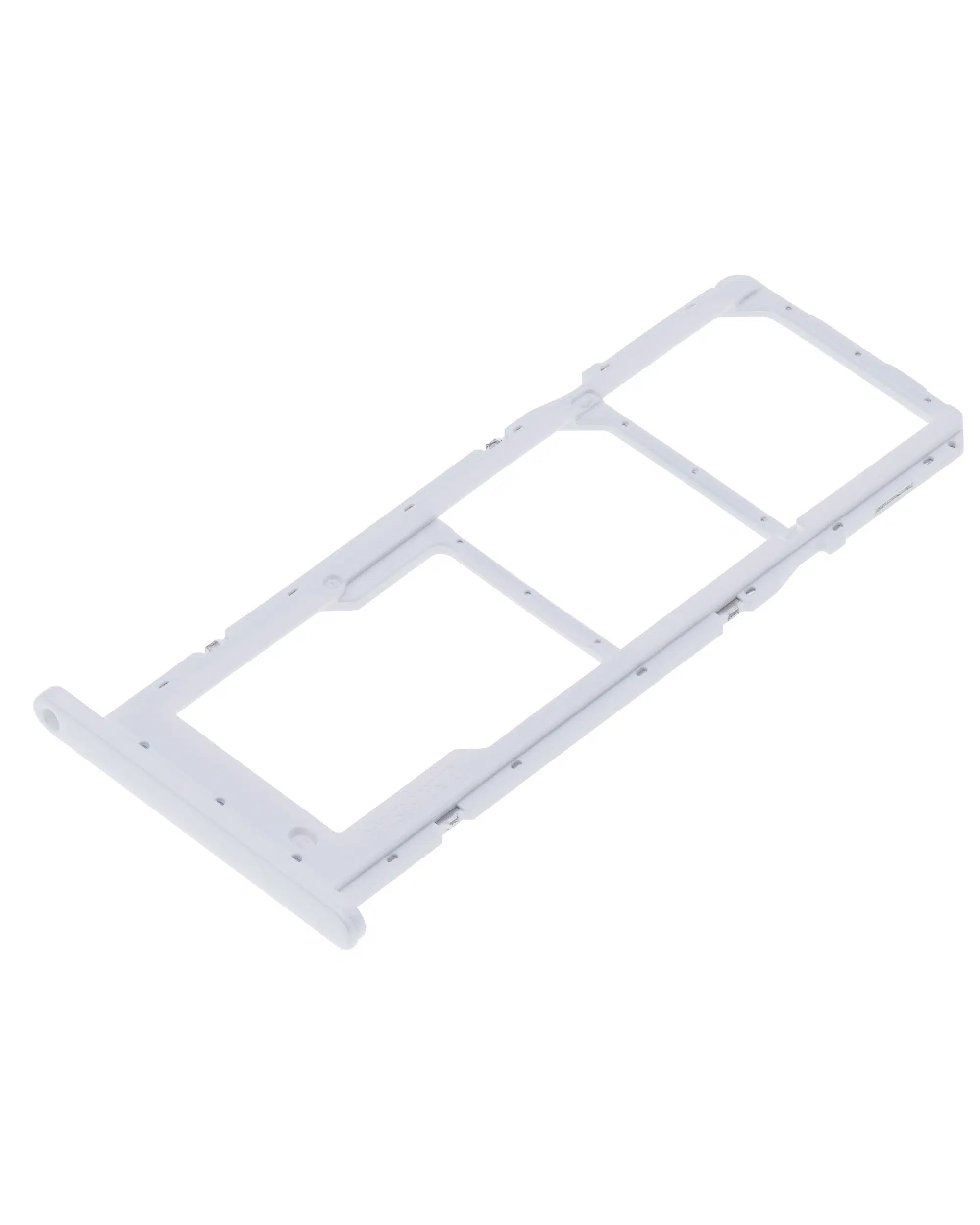 Samsung Galaxy A02S (A025 / 2020) / A03 (A035 / 2021) (Beyaz) İle Uyumlu Çift Sim Kart Tepsisi 