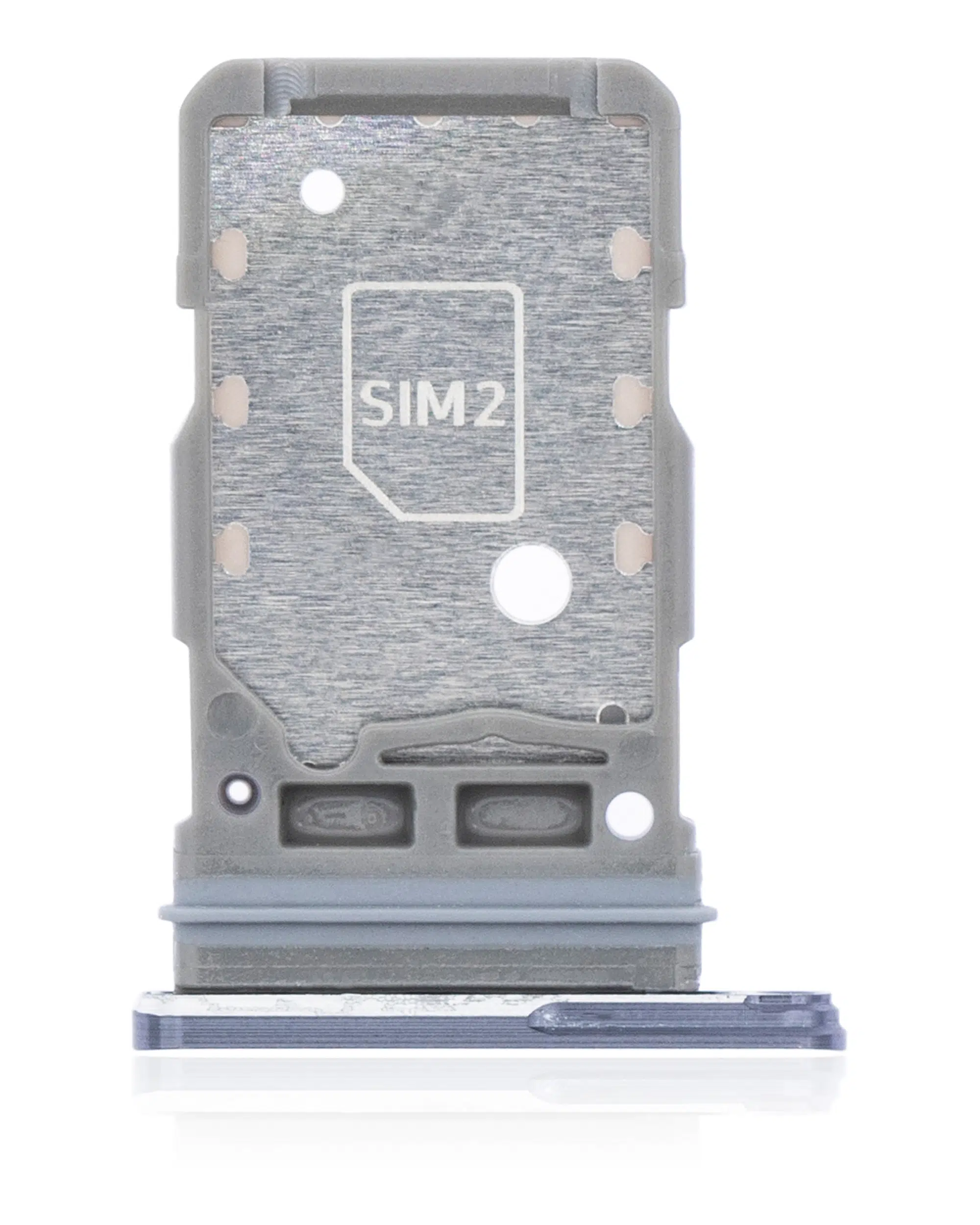 Samsung Galaxy S21 ile Uyumlu Çift Sim Kart Tepsisi (Gri)