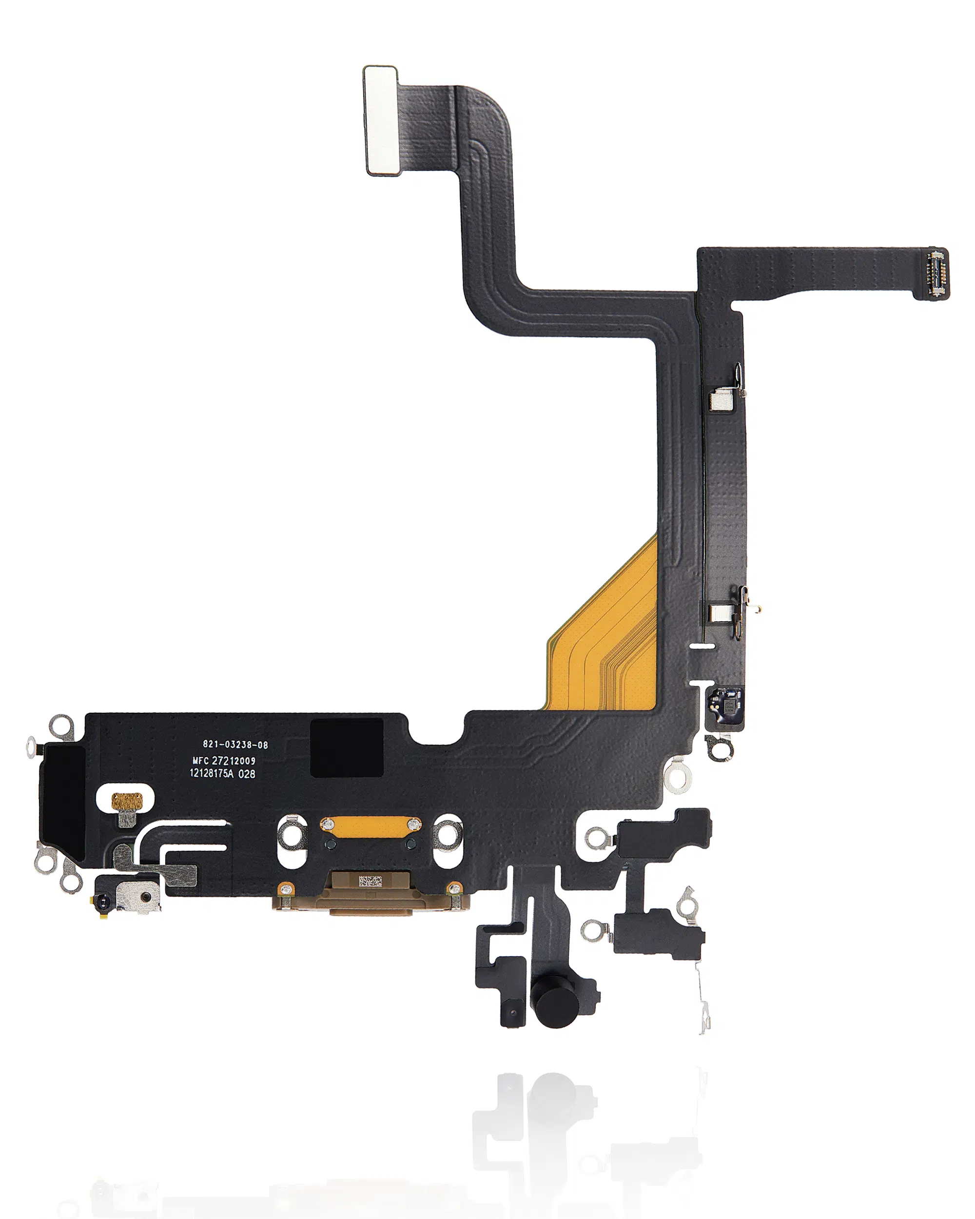 İphone 13 Pro ile Uyumlu Şarj Portu Filmi Kablo (Kullanılan OEM Çekme) (Altın)