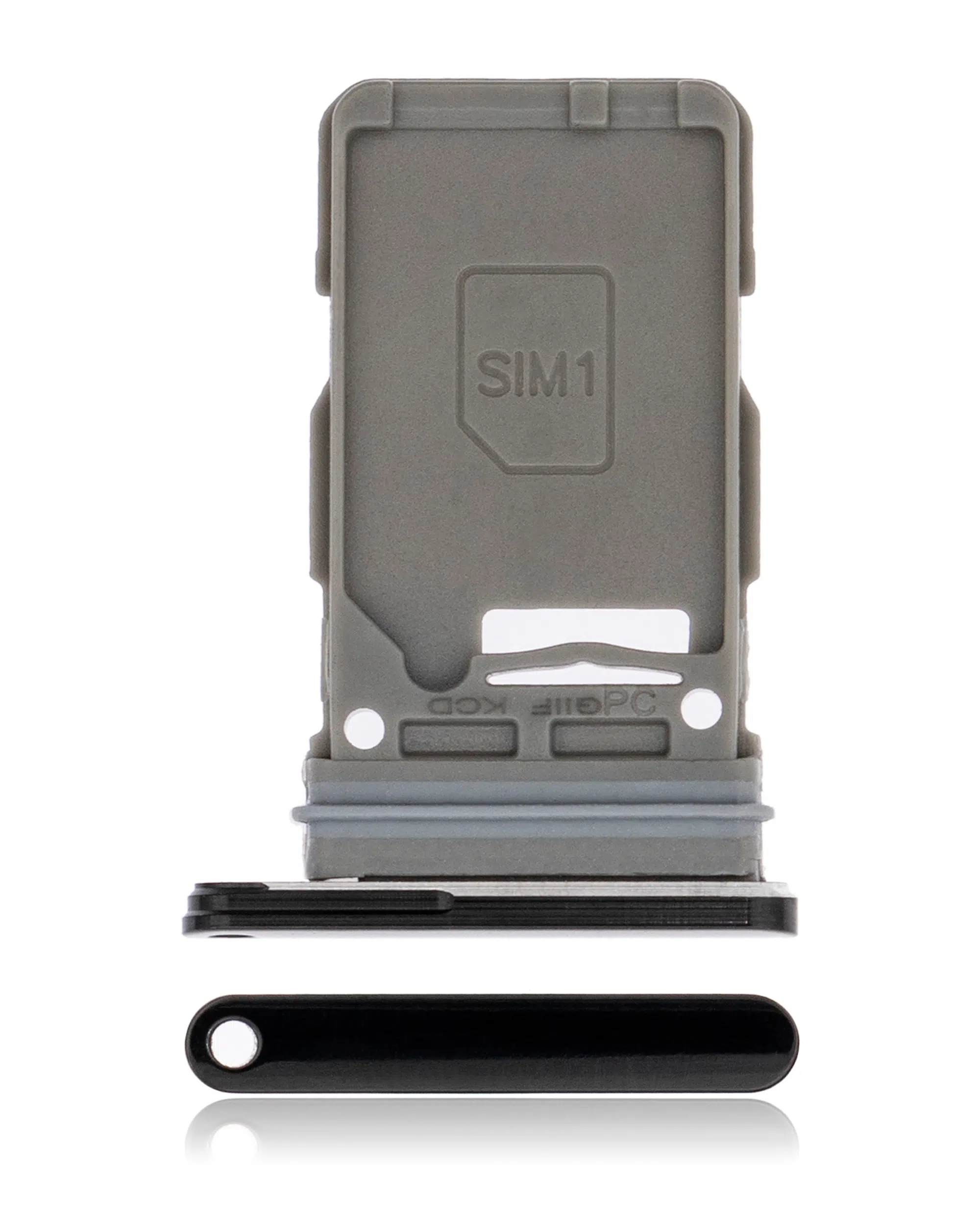 Samsung Galaxy S21 ile Uyumlu Tek Sim Kart Tepsisi (Siyah)