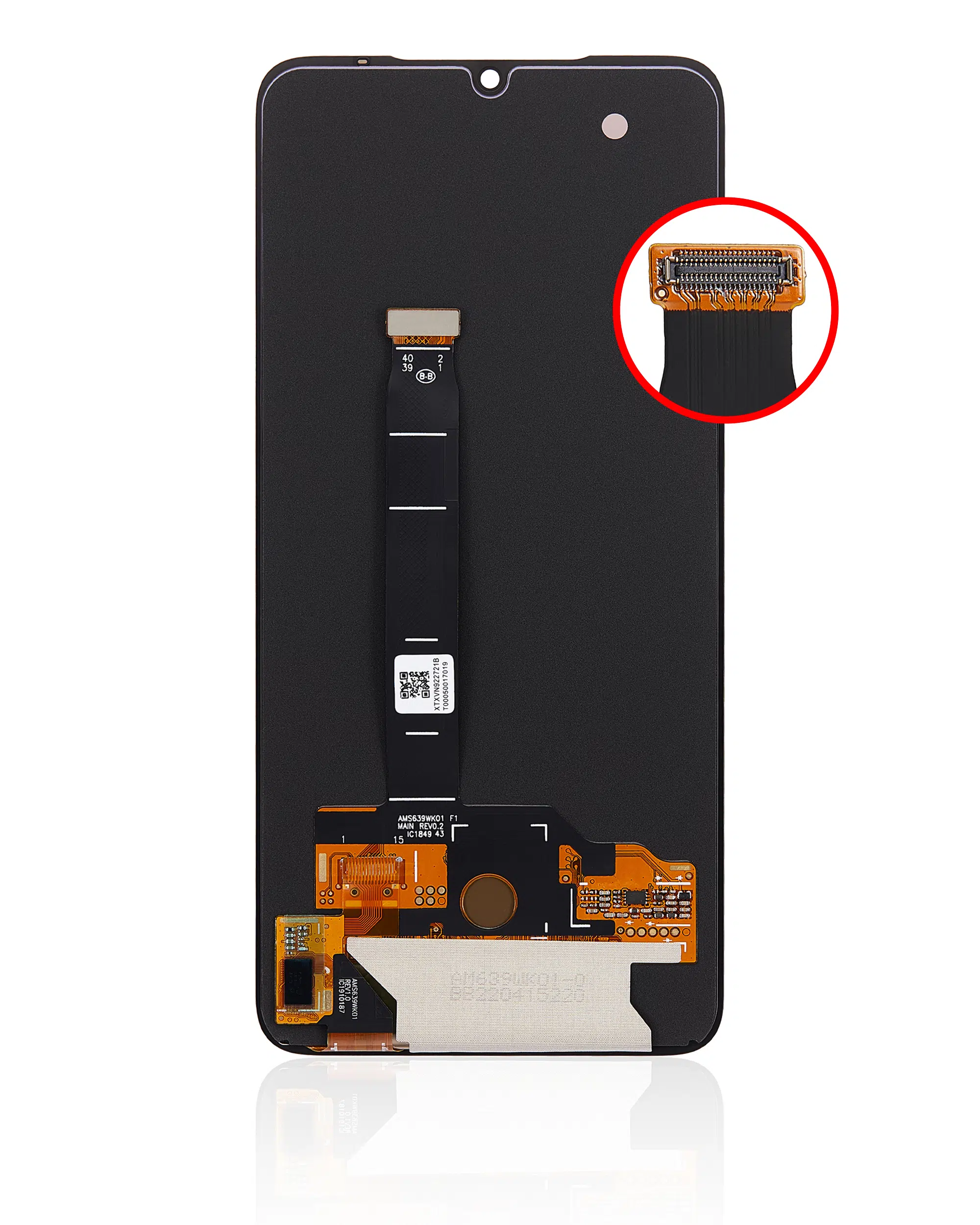 Xiaomi Mi 9 İle Uyumlu Çerçevesiz Ekran Dokunmatik Oled