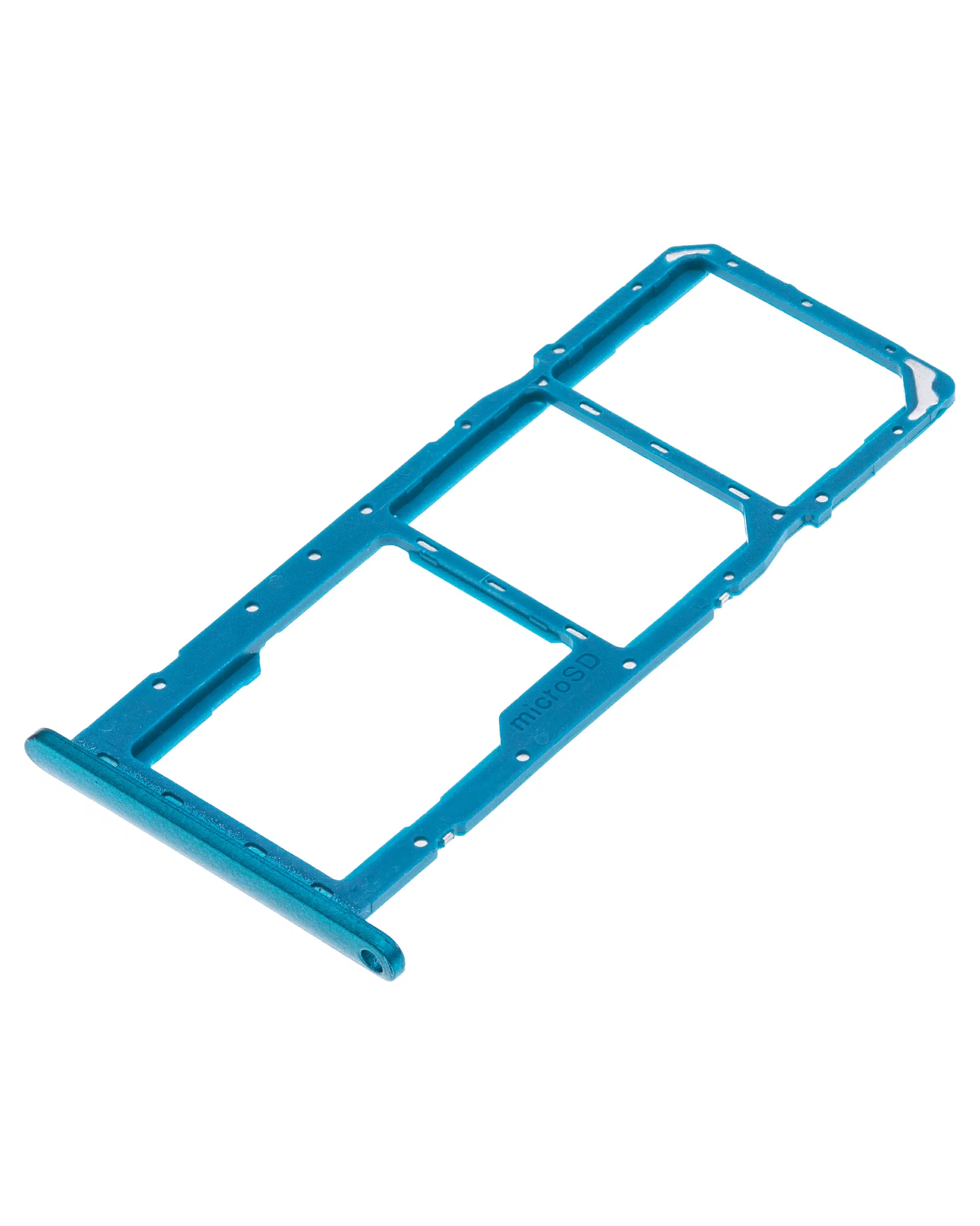 Samsung Galaxy A01 İle Uyumlu Çift Sim Kart Tepsisi (A015 / 2020) (Yeşil)