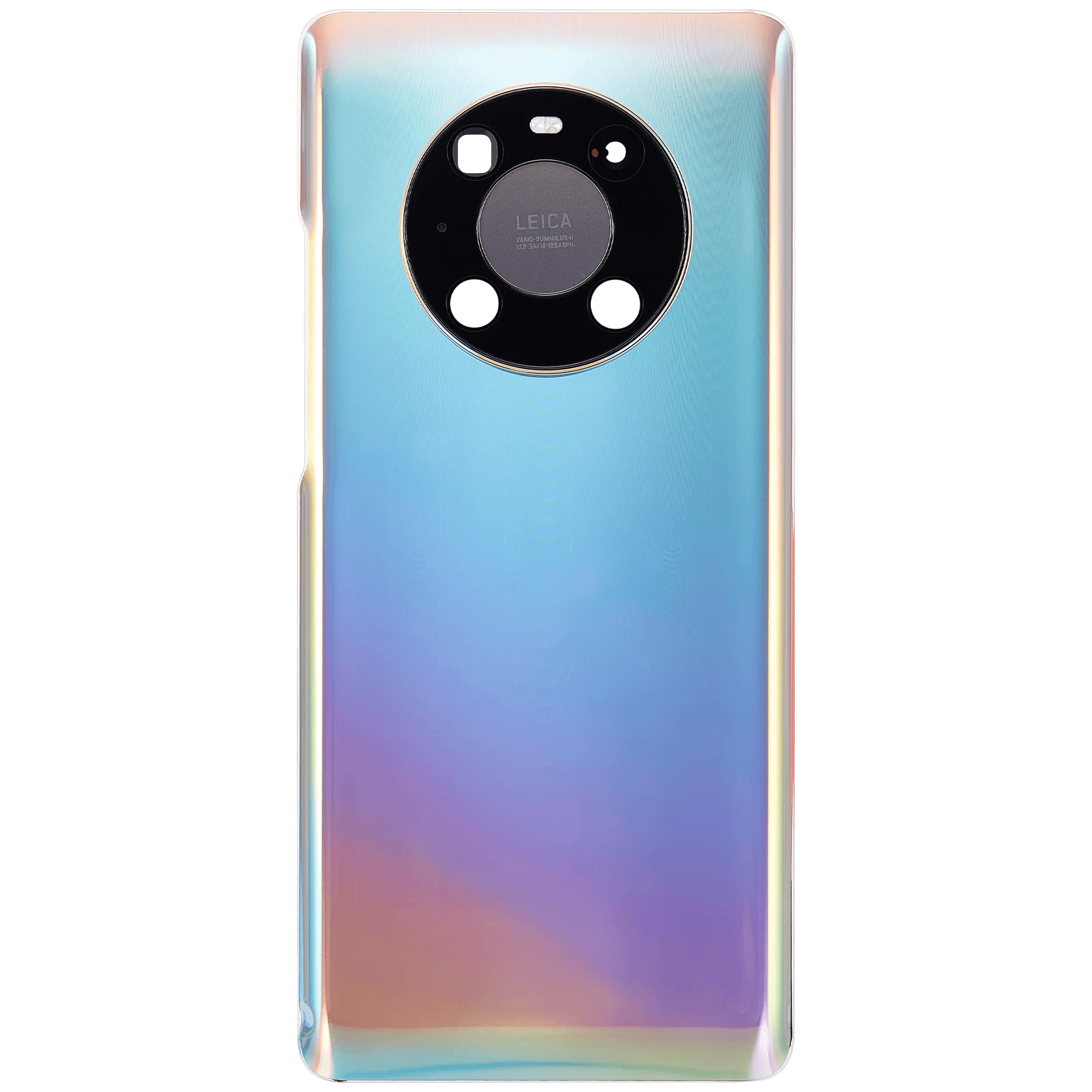 Huawei Mate 40 Pro İle Uyumlu Kamera Lensli Arka Kapak Camı (Mistik Gümüş)