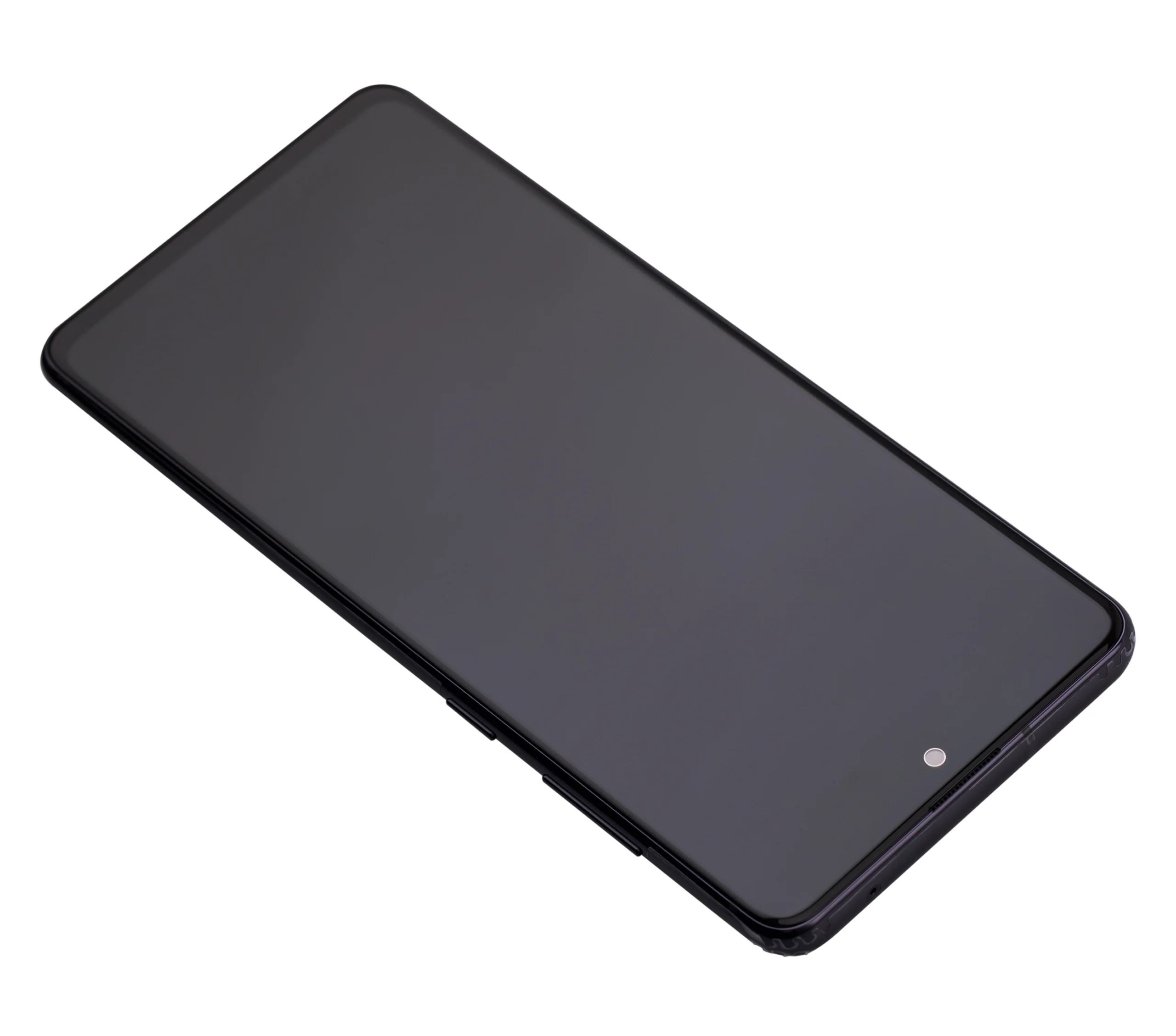Samsung Galaxy Note 10 Lite İle Uyumlu Çerçeveli Ekran Dokunmatik (%100 Orijinal Ürün) (Aura Black)