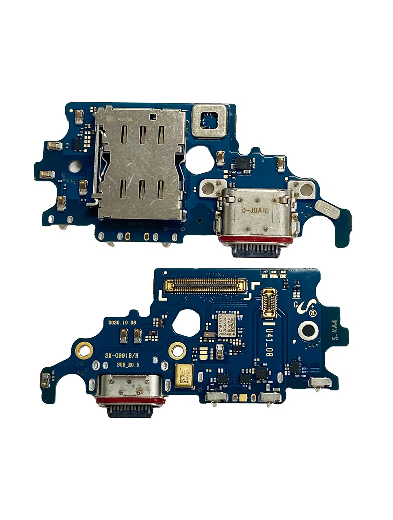Samsung Galaxy S21 5G (G991B) (Uluslararası) İle Uyumlu Sim Kart Okuyuculu Şarj Portu Kartı (%100 Orijinal Ürün)