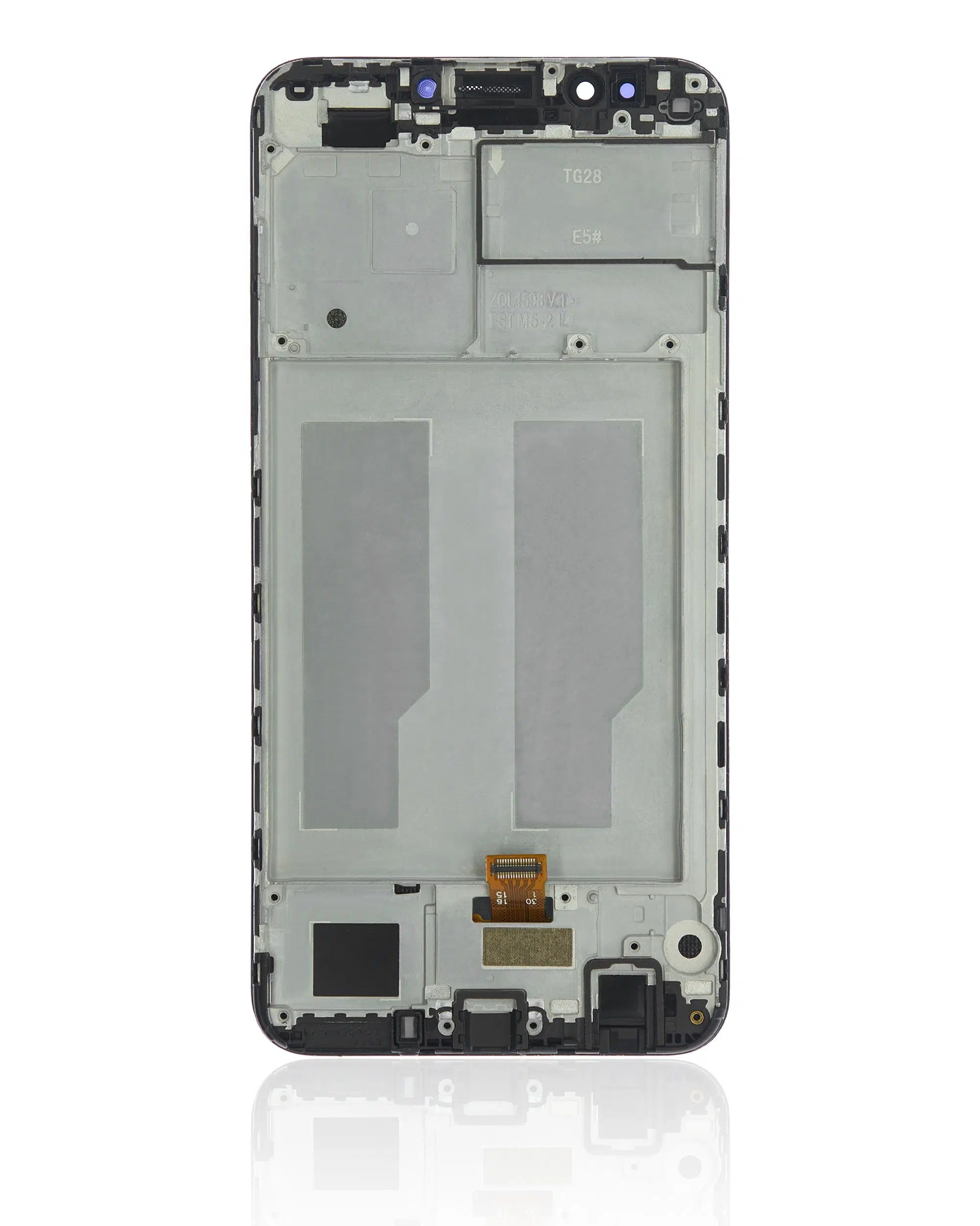 Huawei Y7 2018 İle Uyumlu Çerçeveli Ekran Dokunmatik %100 Orijinal Ürün