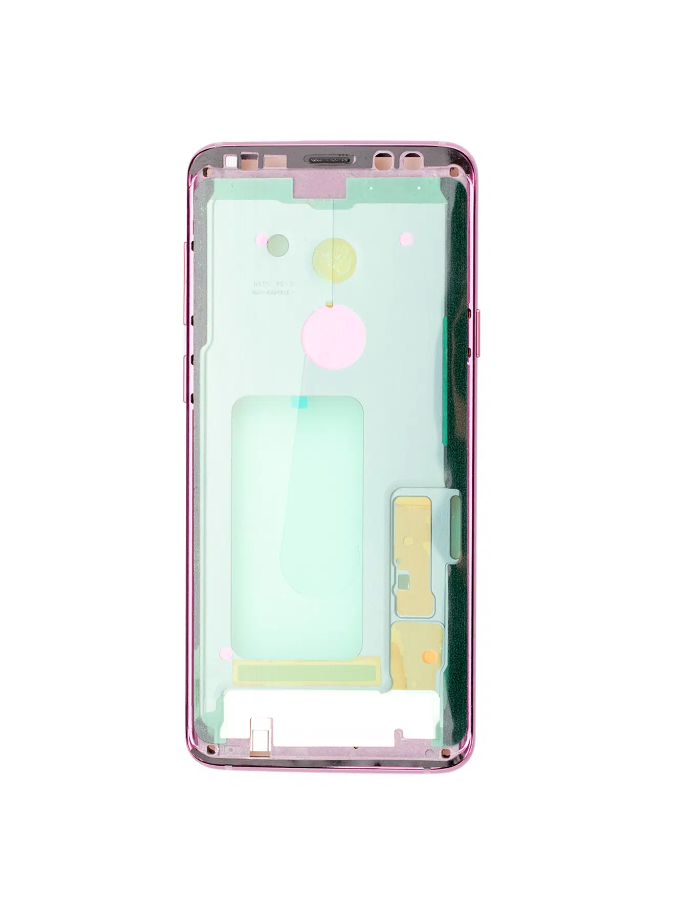 Samsung Galaxy S9 Plus ile Uyumlu Orta Çerçeve Muhafaza (Küçük Parçalarla) (Lila Mor) 