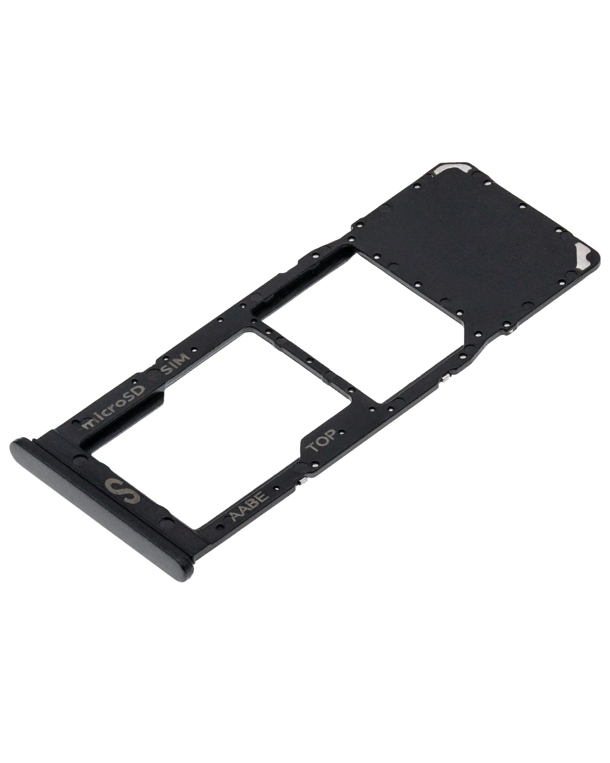 Samsung Galaxy A12 (A125 / 2020) (Siyah) ile Uyumlu Tek Sim Kart Tepsisi 