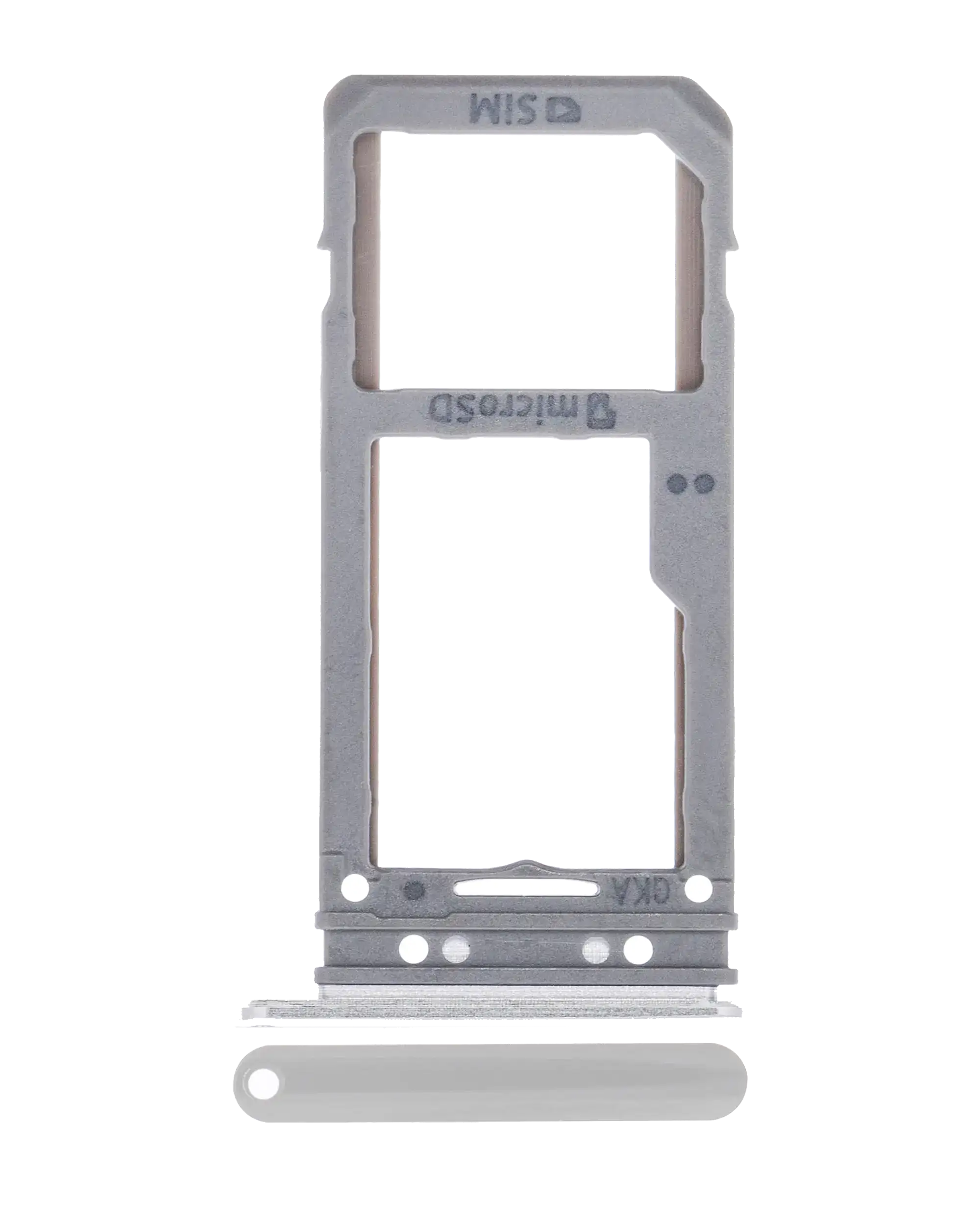 Samsung Galaxy S8 / S8 Plus (Arktik Gümüş) ile Uyumlu Tek Sim Kart Tepsisi 