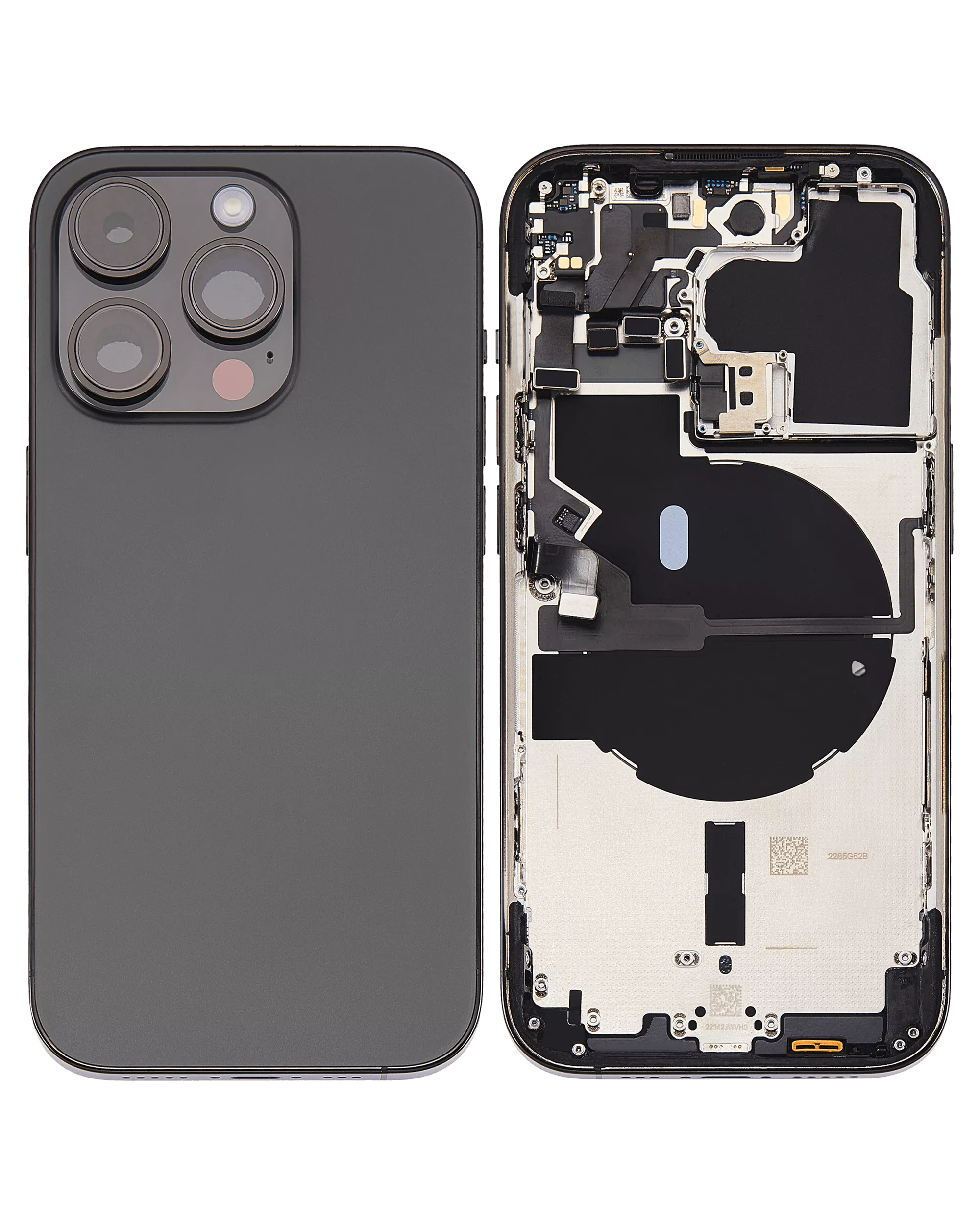 Arka Muhafaza W/Küçük Önceden Yüklenmiş İphone 14 Pro ile Uyumlu (ABD Versiyonu) (Kullanılan OEM Çekme: Sınıf ...