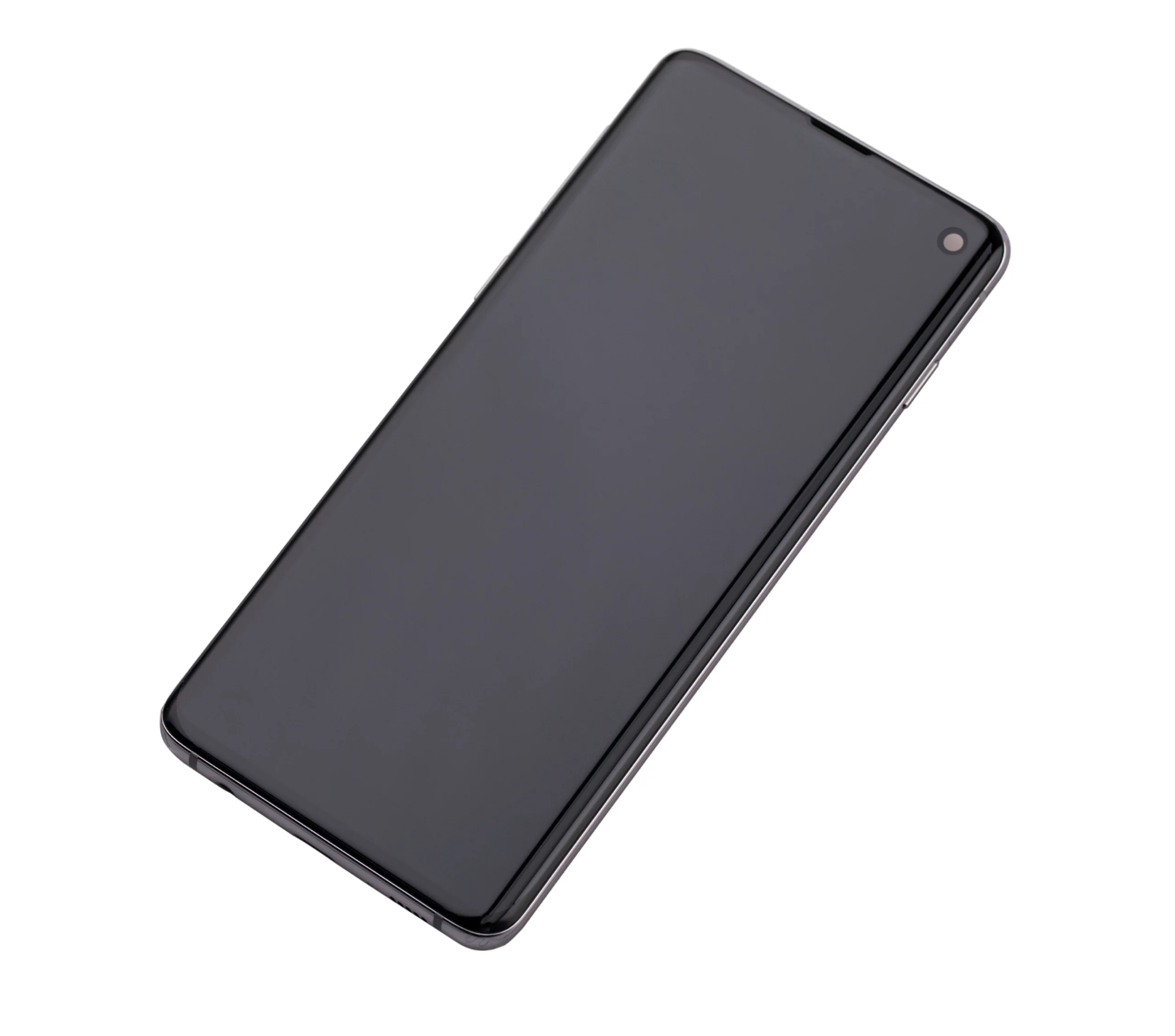 Samsung Galaxy S10 İle Uyumlu Ekran Dokunmatik Çerçeveli (Prizma Beyazı)