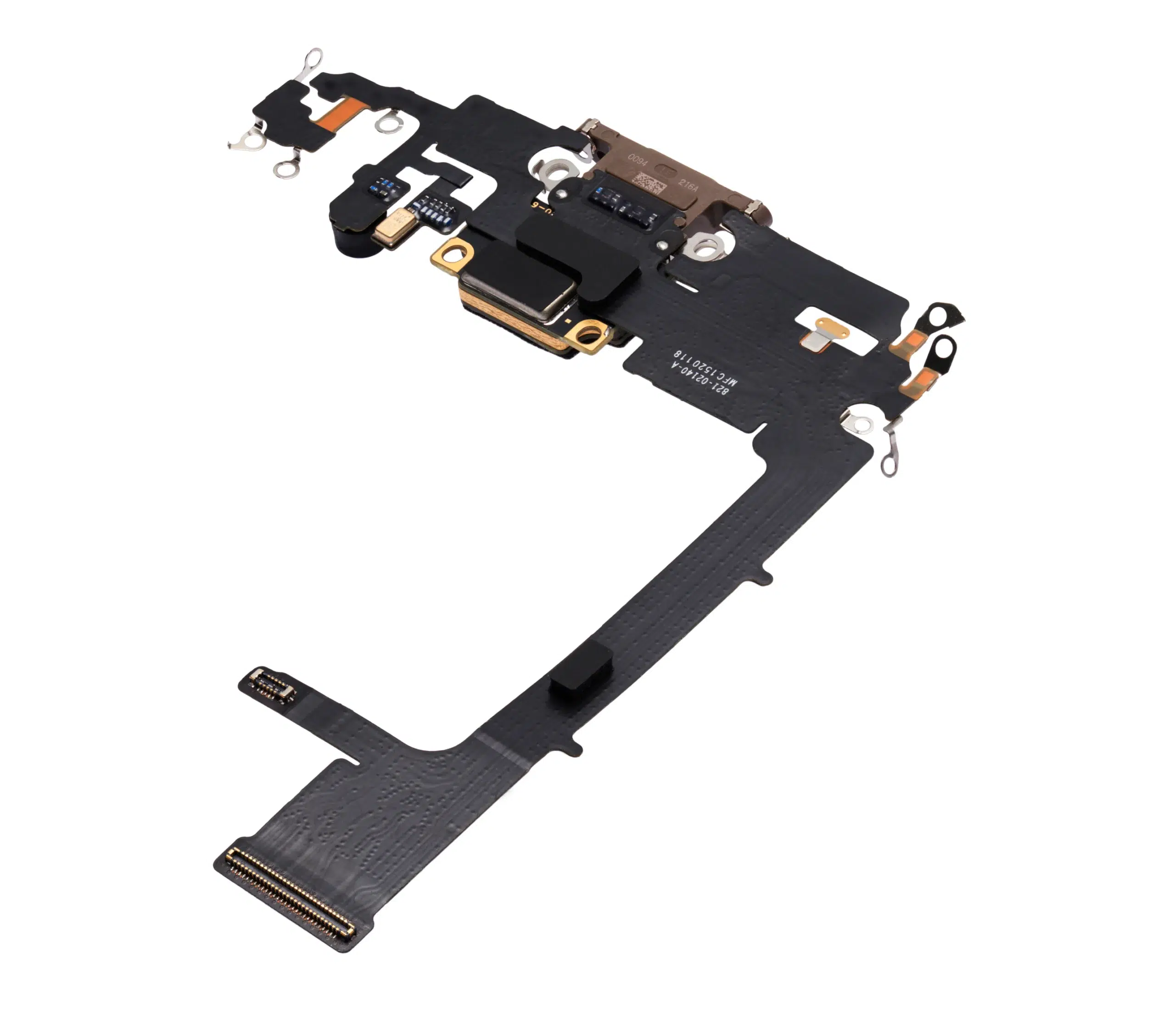 İphone 11 Pro ile Uyumlu Kartlı Şarj Portu Filmi Kablo (Kullanılan OEM Çekme) (Altın) (%100 Orijinal Ürün)