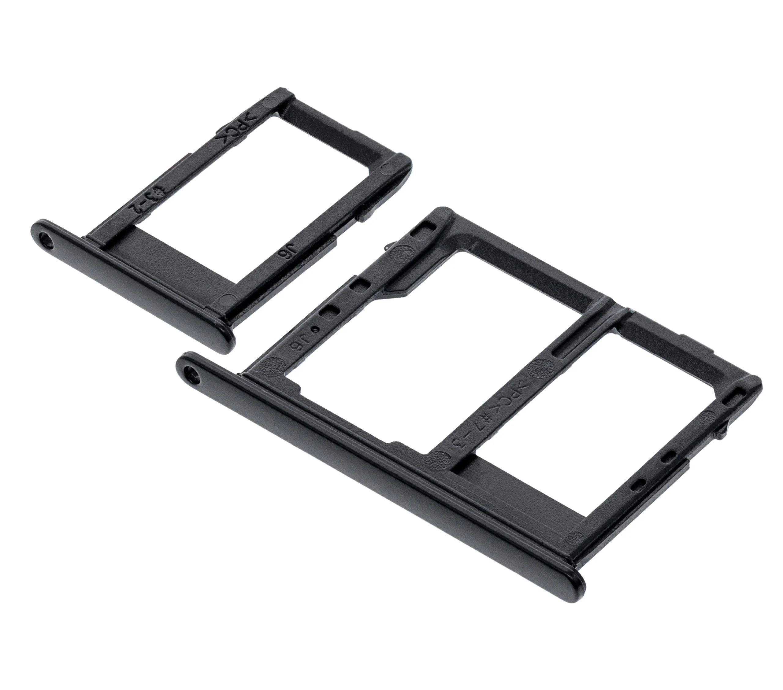 Samsung Galaxy J8 (J810 / 2018) (Siyah) (2 Parça Set) Uyumlu Sim Kart Tepsisi 