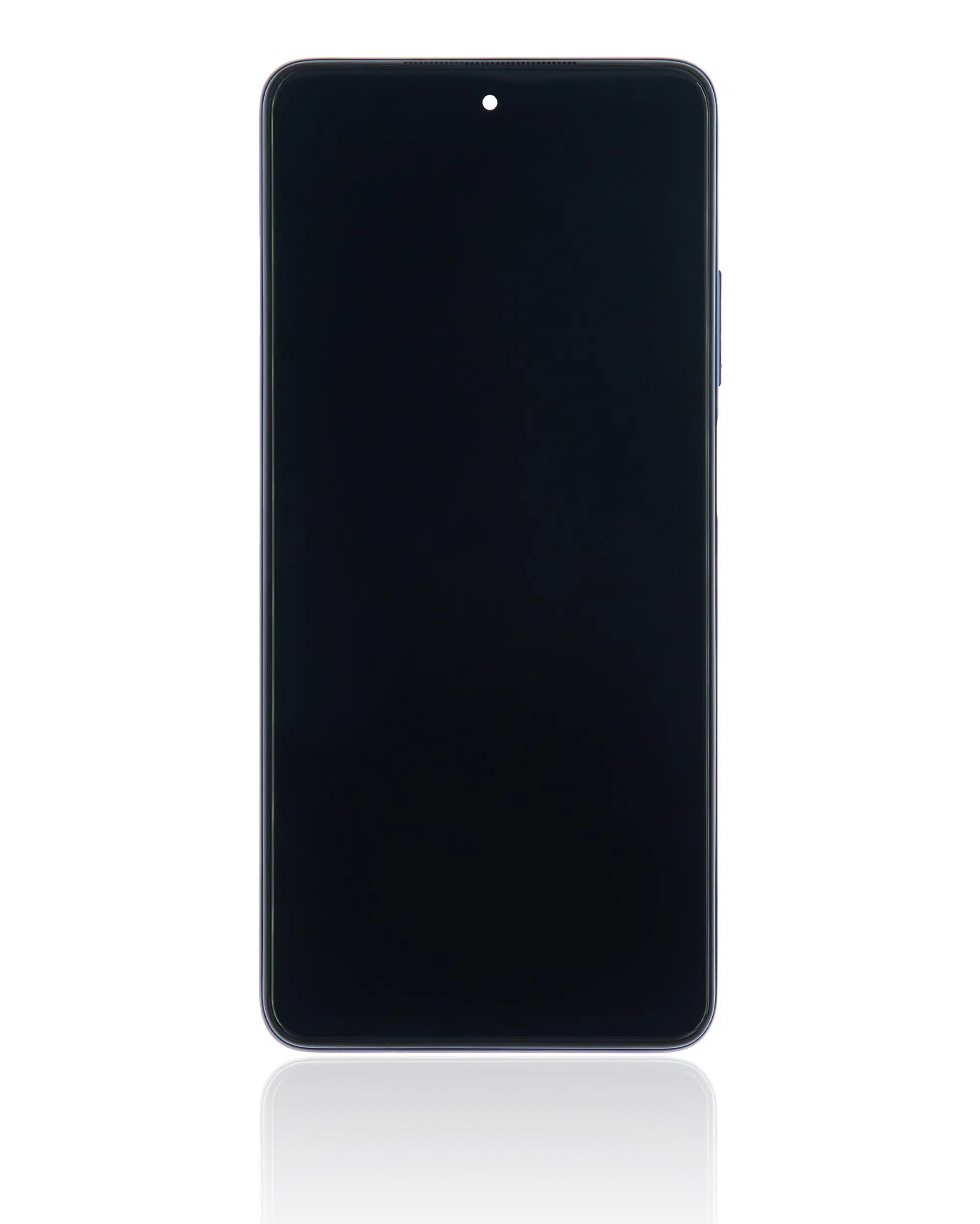 Xiaomi Mi 10T 5G Lite ile Uyumlu Çerçeveli Ekran Dokunmatik (Mavi) (%100 Orijinal Ürün)