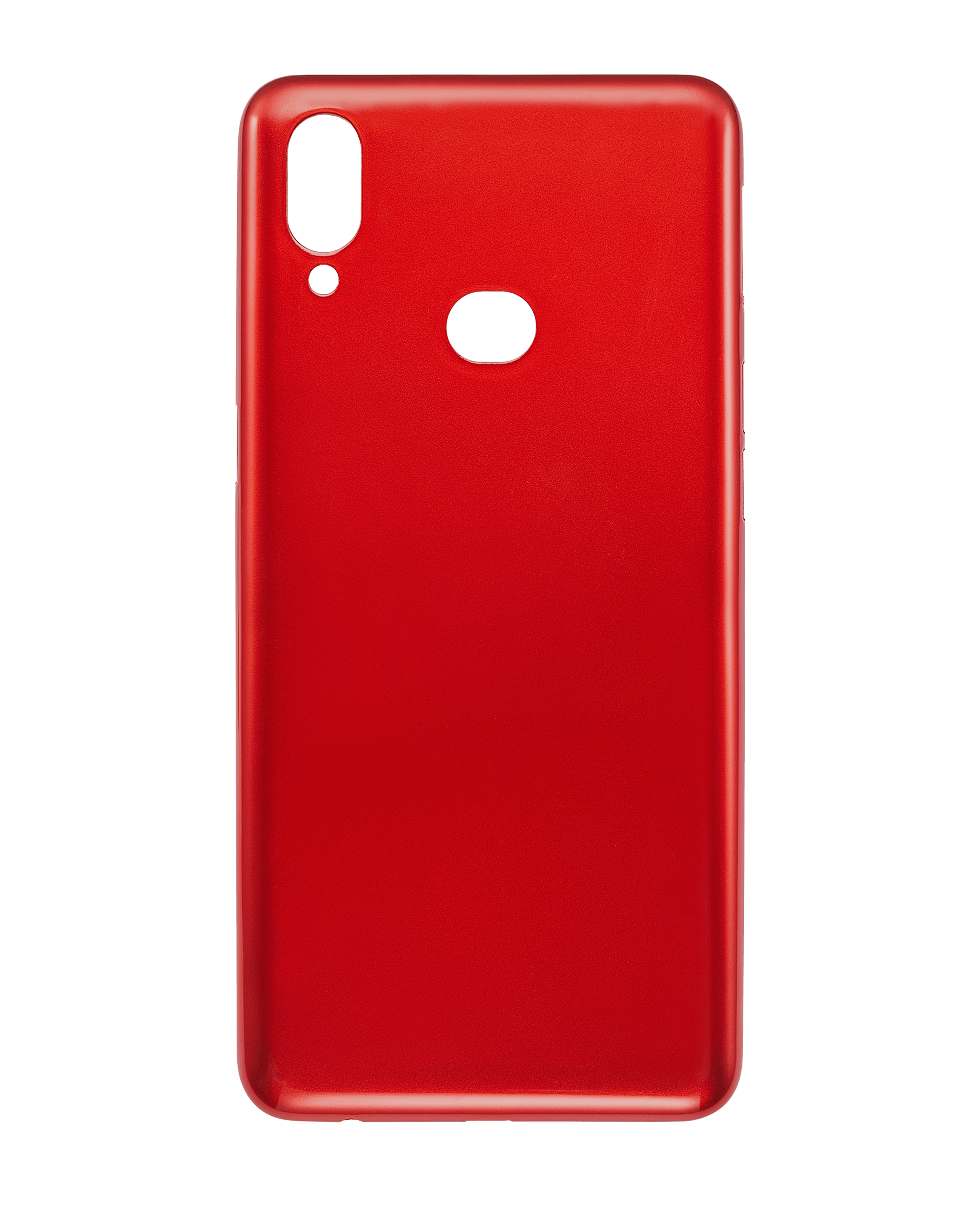 Samsung Galaxy A10S (A107 / 2019) (Aftermarket Plus) (Kırmızı) ile Uyumlu Arka Kapak Camı