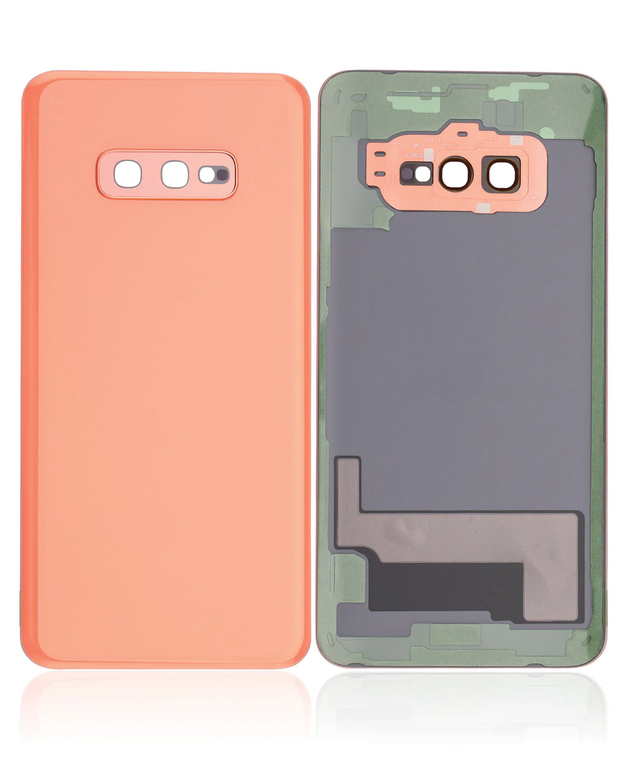 Arka kapak Camı Kamera Lensli Samsung Galaxy S10E ile Uyumlu (Logosuz) (Aftermarket Plus) (F... 