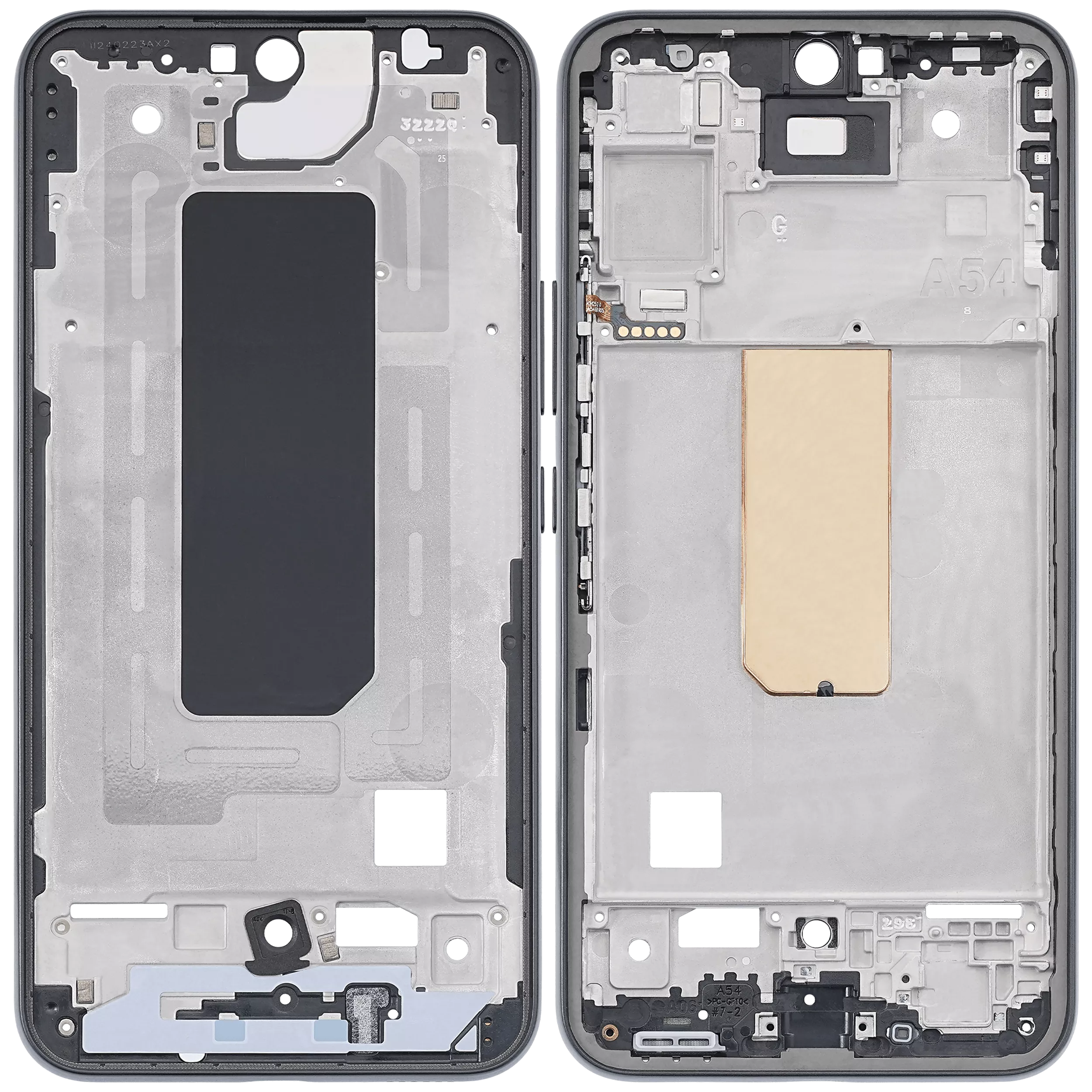 Samsung Galaxy A54 5G (A546 / 2023) (Uluslararası Sürüm) İle Uyumlu Orta Çerçeve Muhafaza (Grafik... 