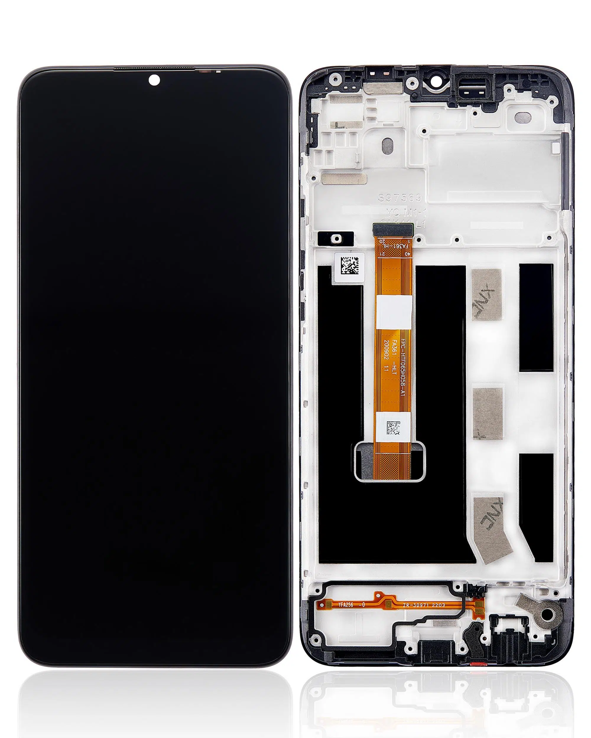 Oppo A15 İle Uyumlu Çerçeveli Ekran Dokunmatik  (%100 Orijinal Ürün)