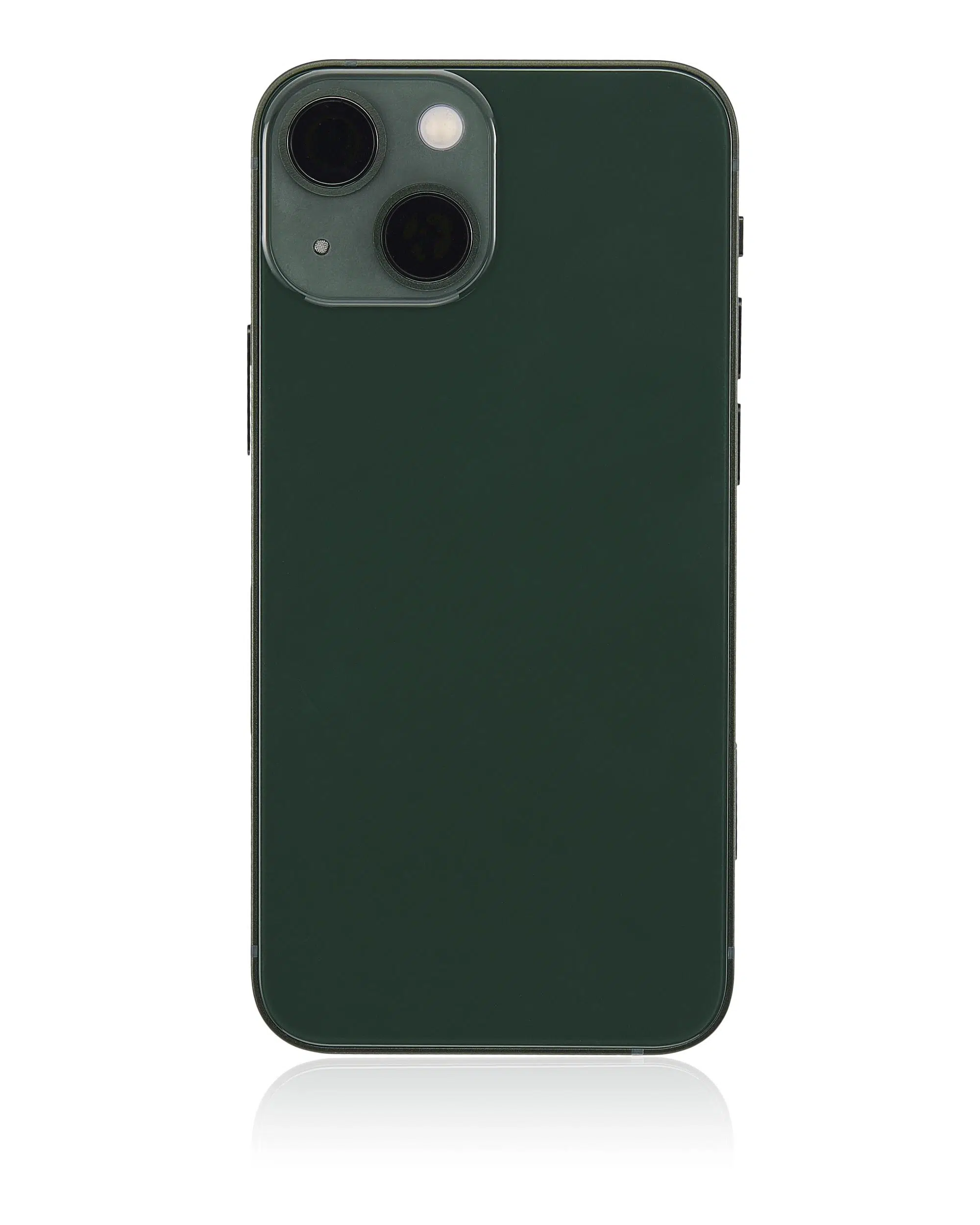 İphone 13 Mini İle Uyumlu Kasa Kapak Set Yeşil İçi Boş (Logolu) 1/1 Kasa
