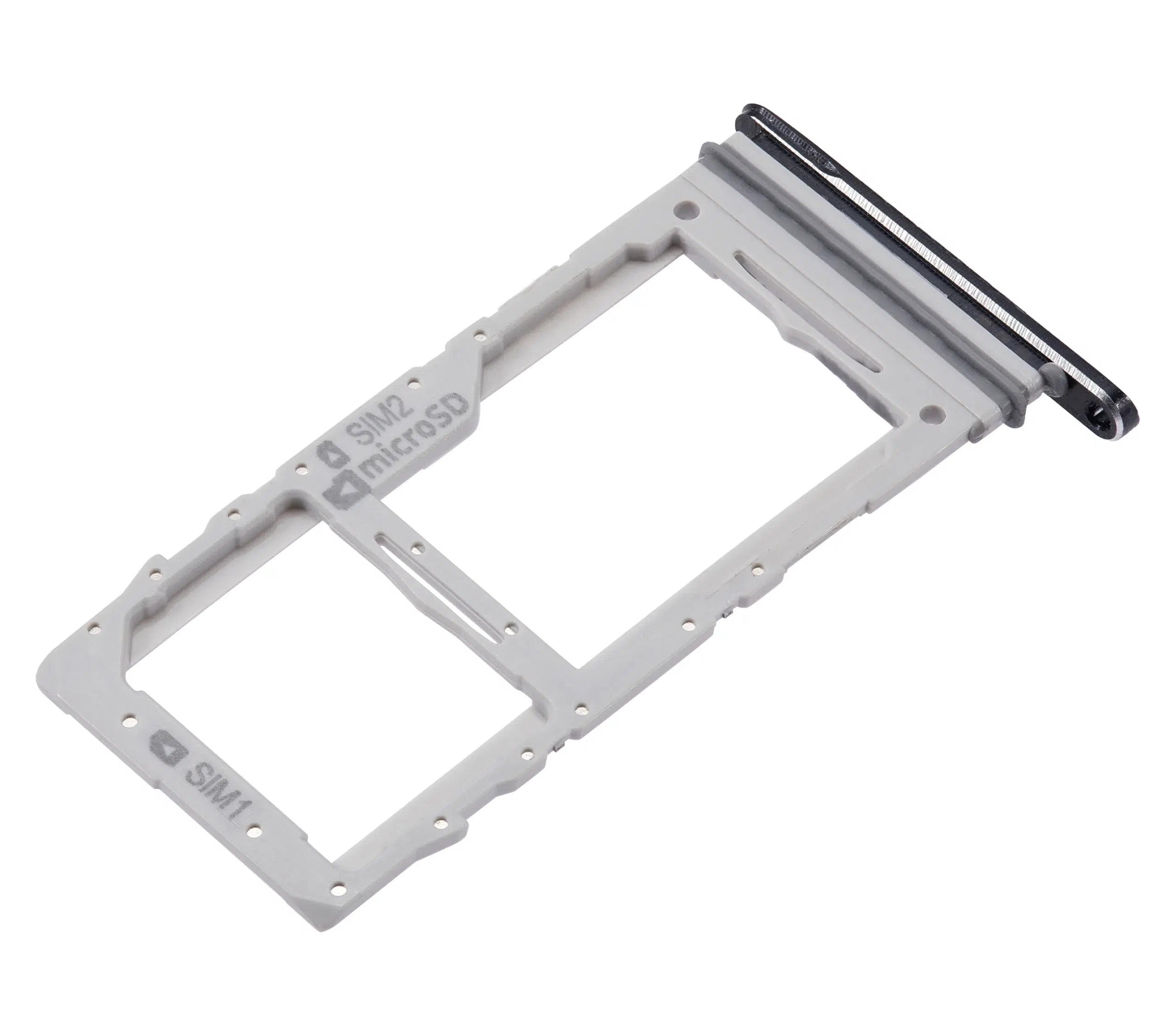 Samsung Galaxy S20 ile Uyumlu Çift Sim Kart Tepsisi (Siyah)