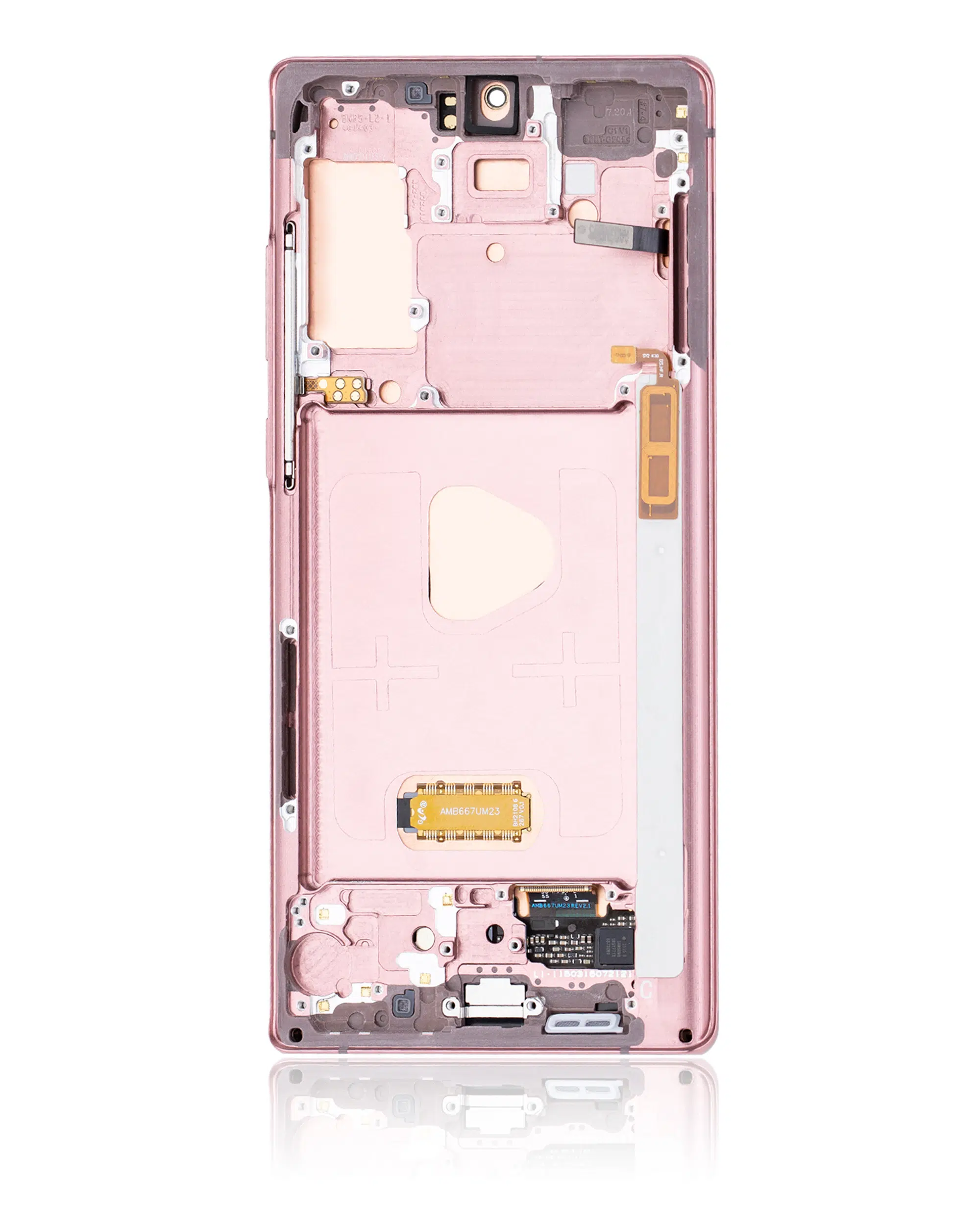 Samsung Galaxy Note 20 5G İle Uyumlu Ekran Dokunmatik Çerçeveli (Mistik Bronz)