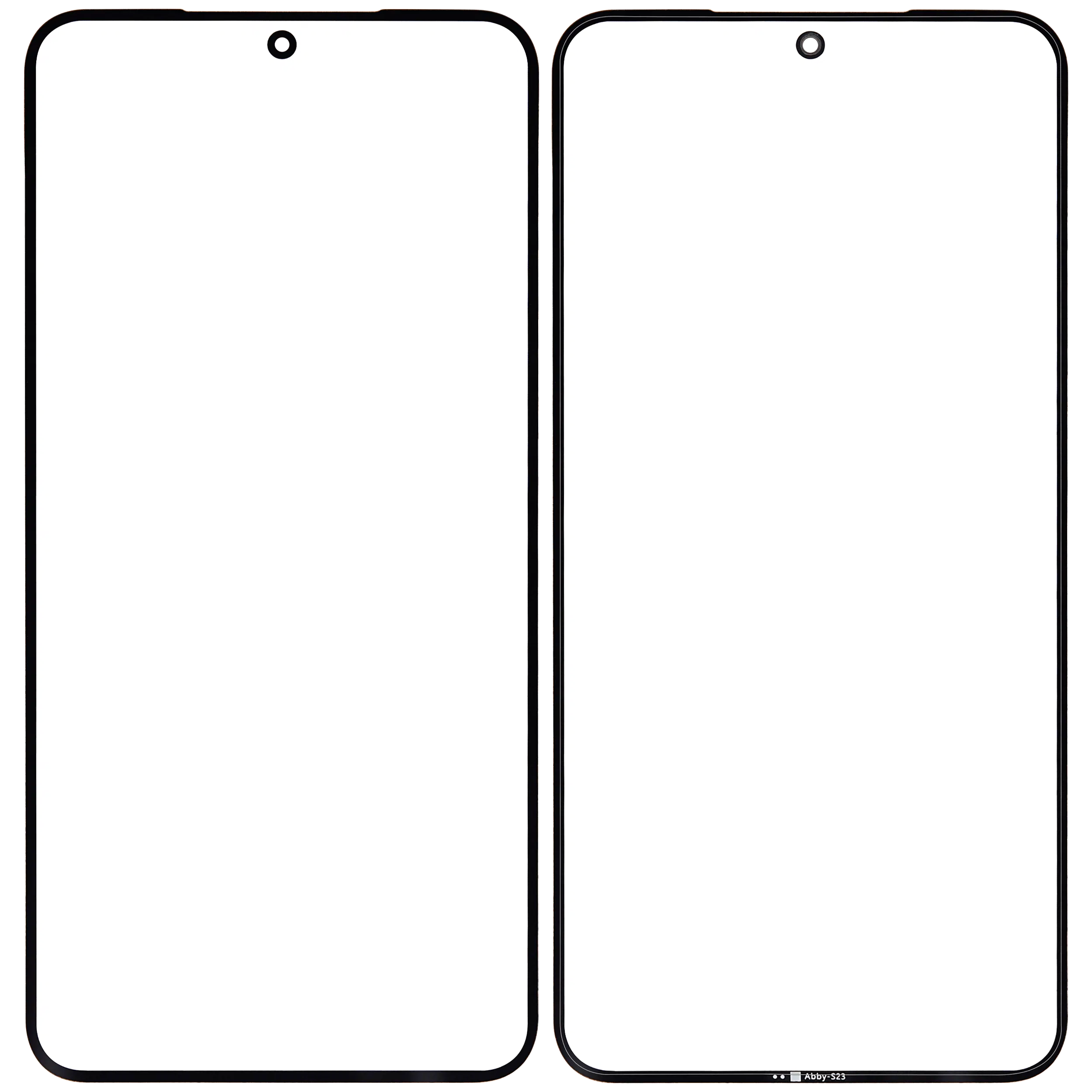Samsung Galaxy S23 5G İle OCA Önceden Yüklenmiş Uyumlu 2'si 1 Arada Ön Cam 