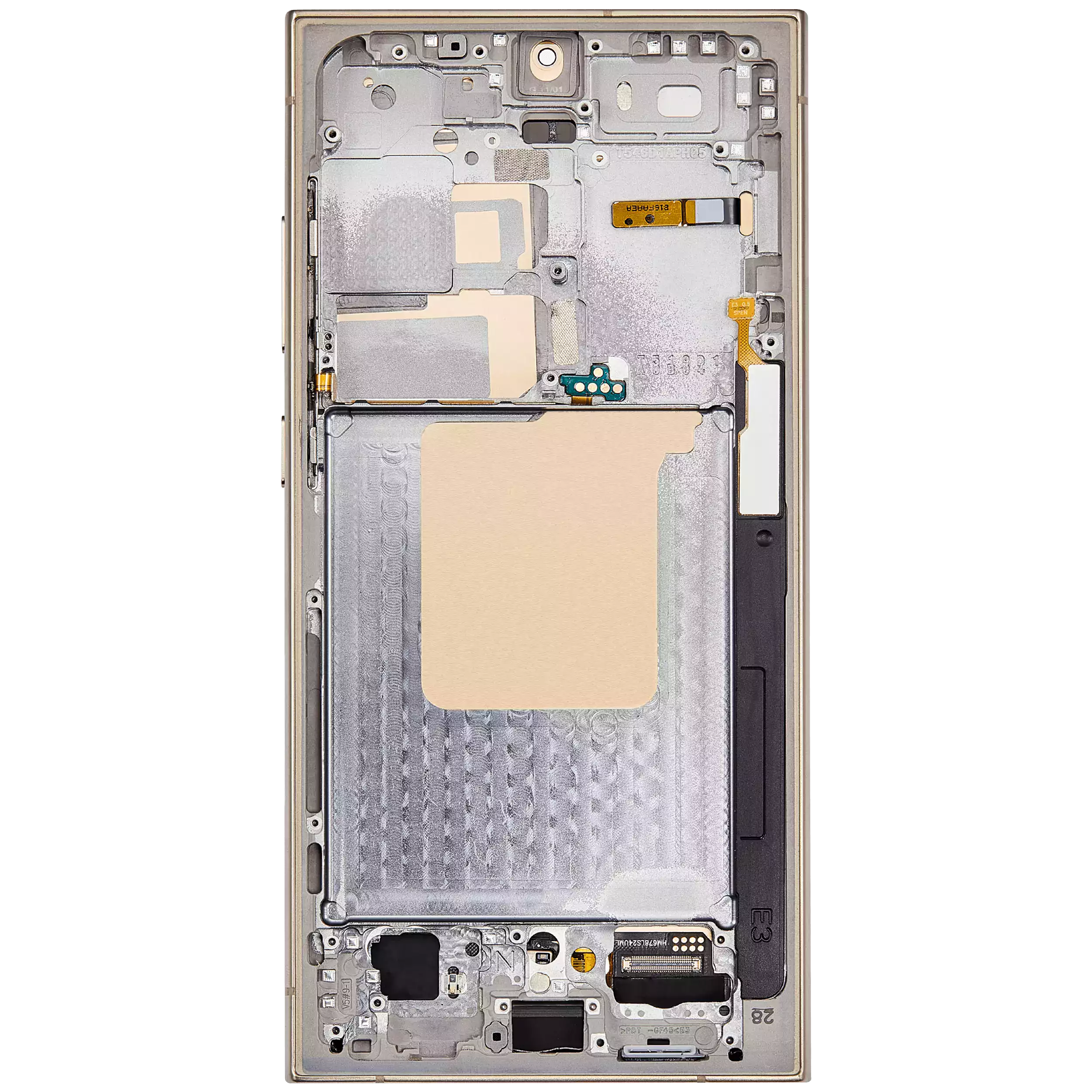 Samsung Galaxy S24 Ultra (ABD ve Uluslararası Versiyon) İle Uyumlu Çerçeveli OLED Ekranı(Sonra... 