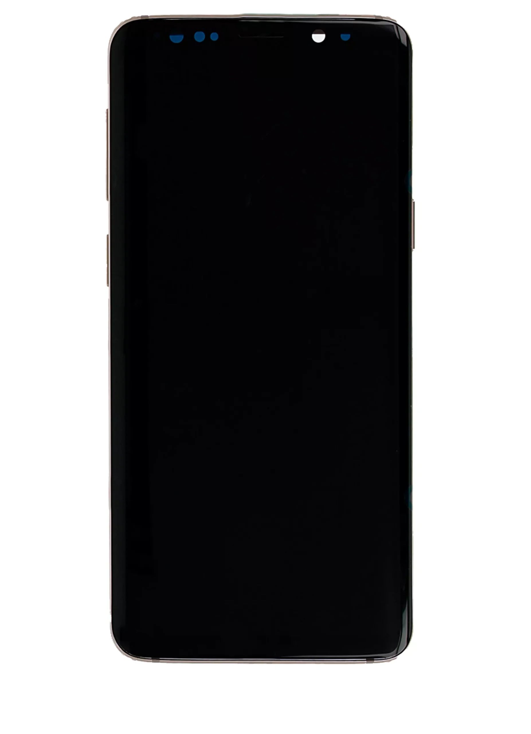 Samsung Galaxy S9 (Servis Paketi) (Sunrise Gold) ile Uyumlu Çerçeveli OLED Montajı 