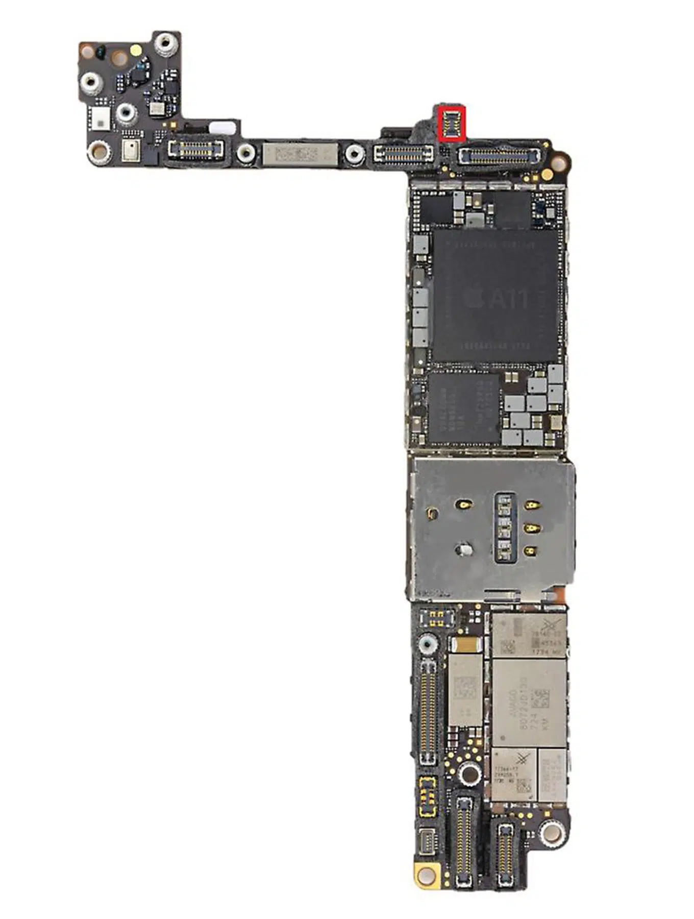 UAT TUNER GPS Filmi FPC Konektörü İphone 8/8 Plus ile Uyumlu (TUNFX_RF: 6 Pin)