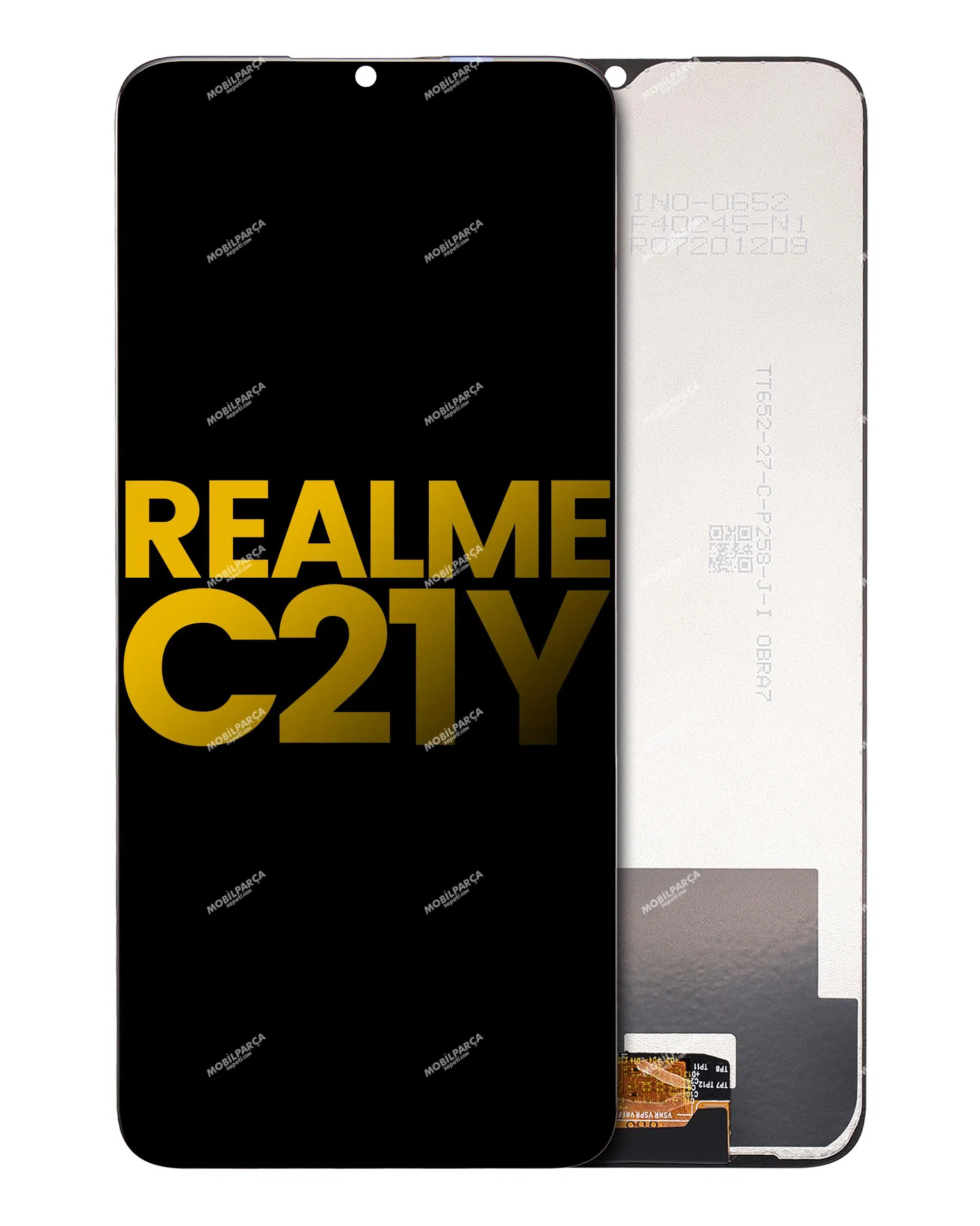 Oppo Realme C21Y İle Uyumlu Çerçevesiz Ekran Dokunmatik (%100 Orijinal Ürün)