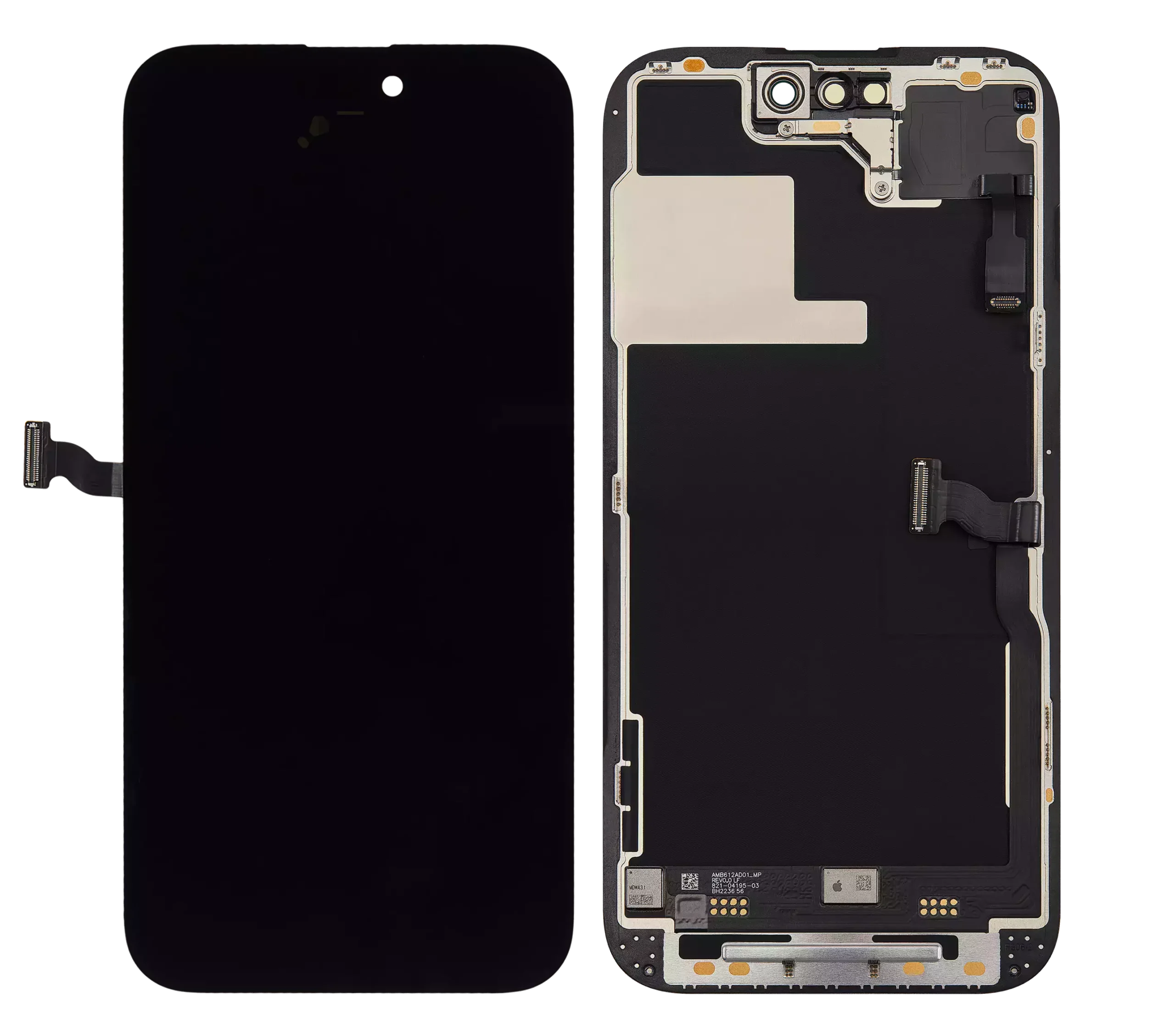 Yakınlık Sensörü Filmi'li OLED EkranıÖnceden Yüklenmiş, İphone 14 Pro ile Uyumlu (Servis Paketi)