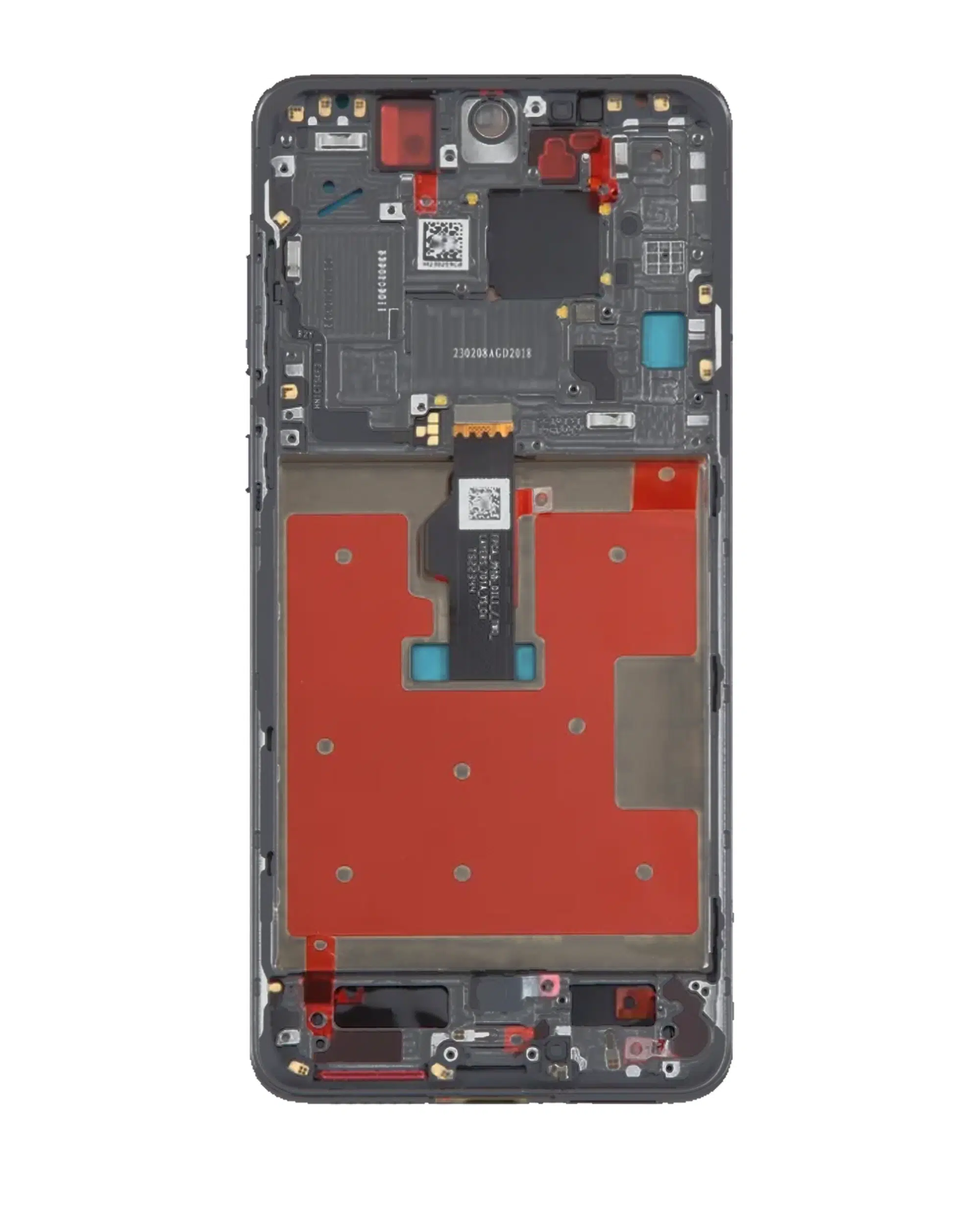 Huawei Mate 50 İle Uyumlu Çerçeveli Ekran Dokunmatik (Siyah)