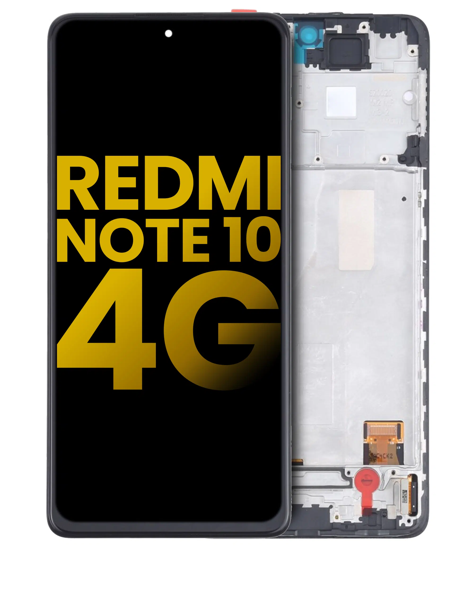 Xiaomi Redmi Note 10 4G İle Uyumlu Çerçeveli Ekran Dokunmatik (%100 Orijinal Ürün)