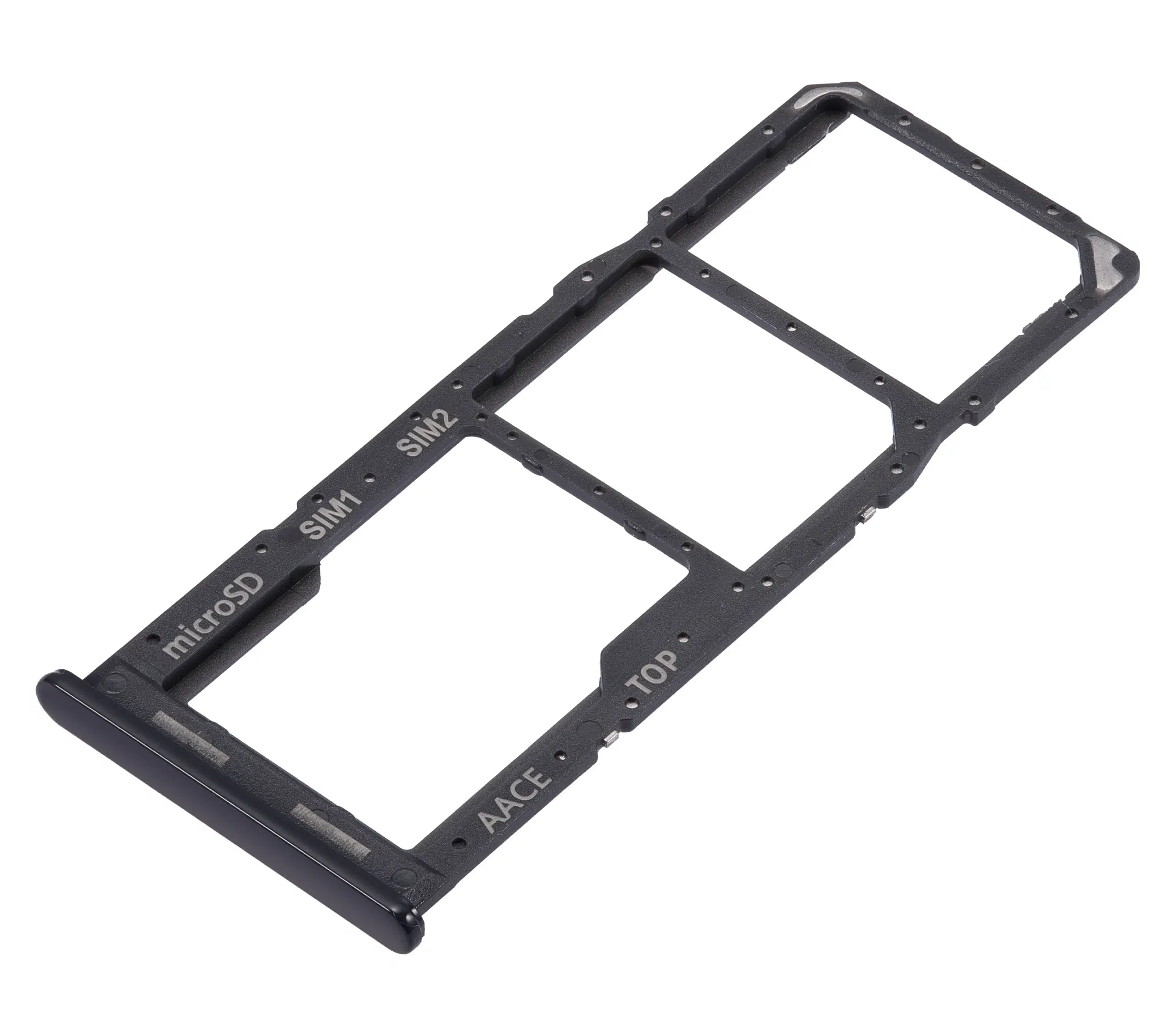Samsung Galaxy A13 (A135 / 2022) (Siyah) İle Uyumlu Çift Sim Kart Tepsisi 