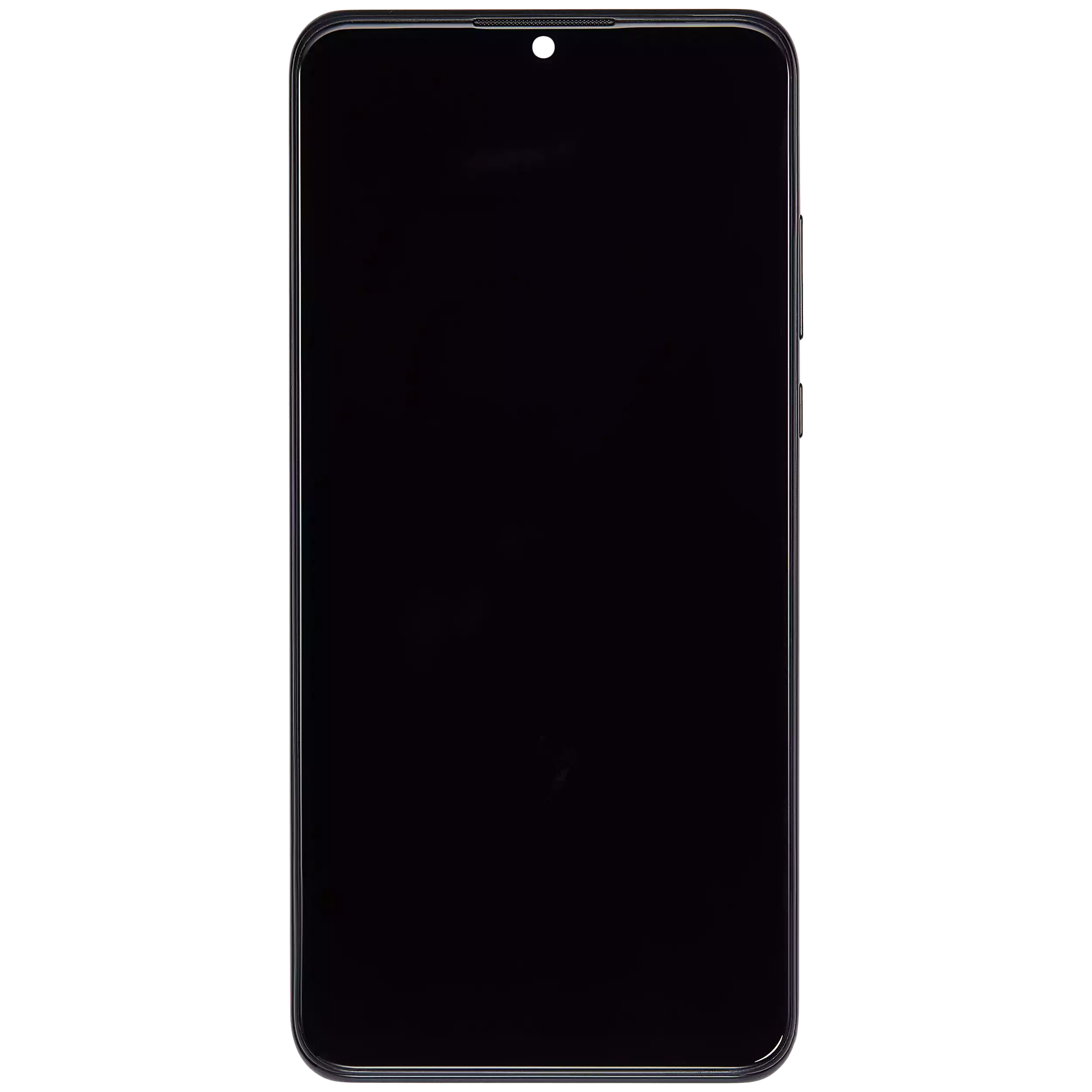 Huawei Nova 4e ile Uyumlu Çerçeveli Ekran Dokunmatik %100 Orijinal Ürün Siyah