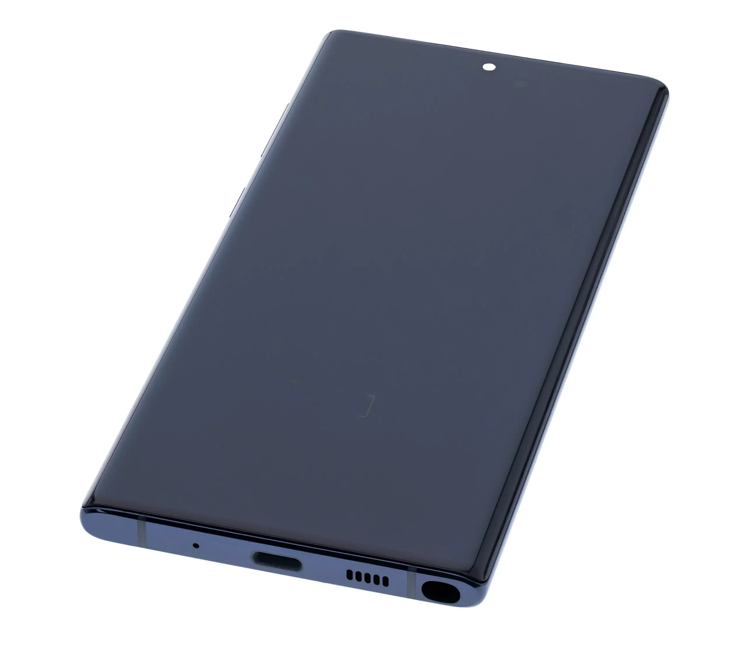Samsung Galaxy Note 10 (Servis Paketi) ile Uyumlu Çerçeveli OLED Montajı (Aura Glow / Gümüş) 