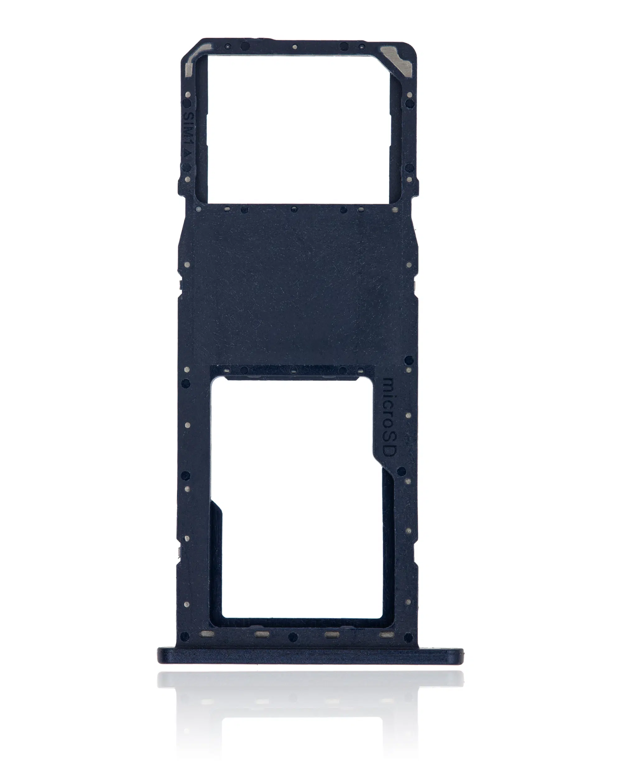 Samsung Galaxy A01 İle Uyumlu Tek Sim Kart Tepsisi (A015 / 2020) (Mavi)