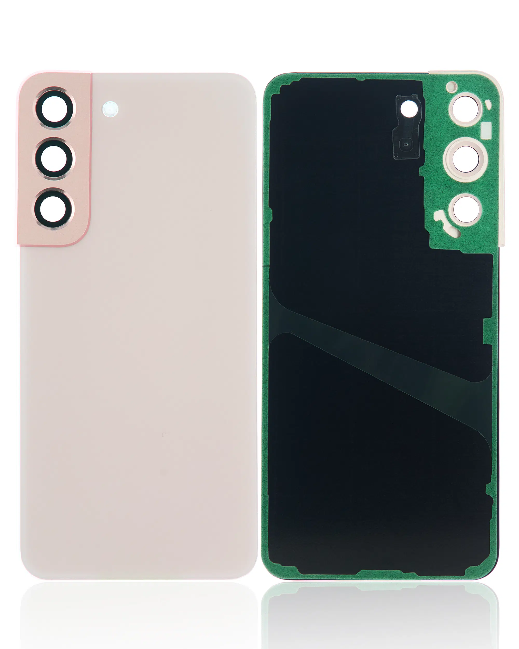 Samsung Galaxy S22 5G İle Uyumlu Kamera Lensli Arka Kapak Camı (Logosuz) (Aftermarket Plus) ... 
