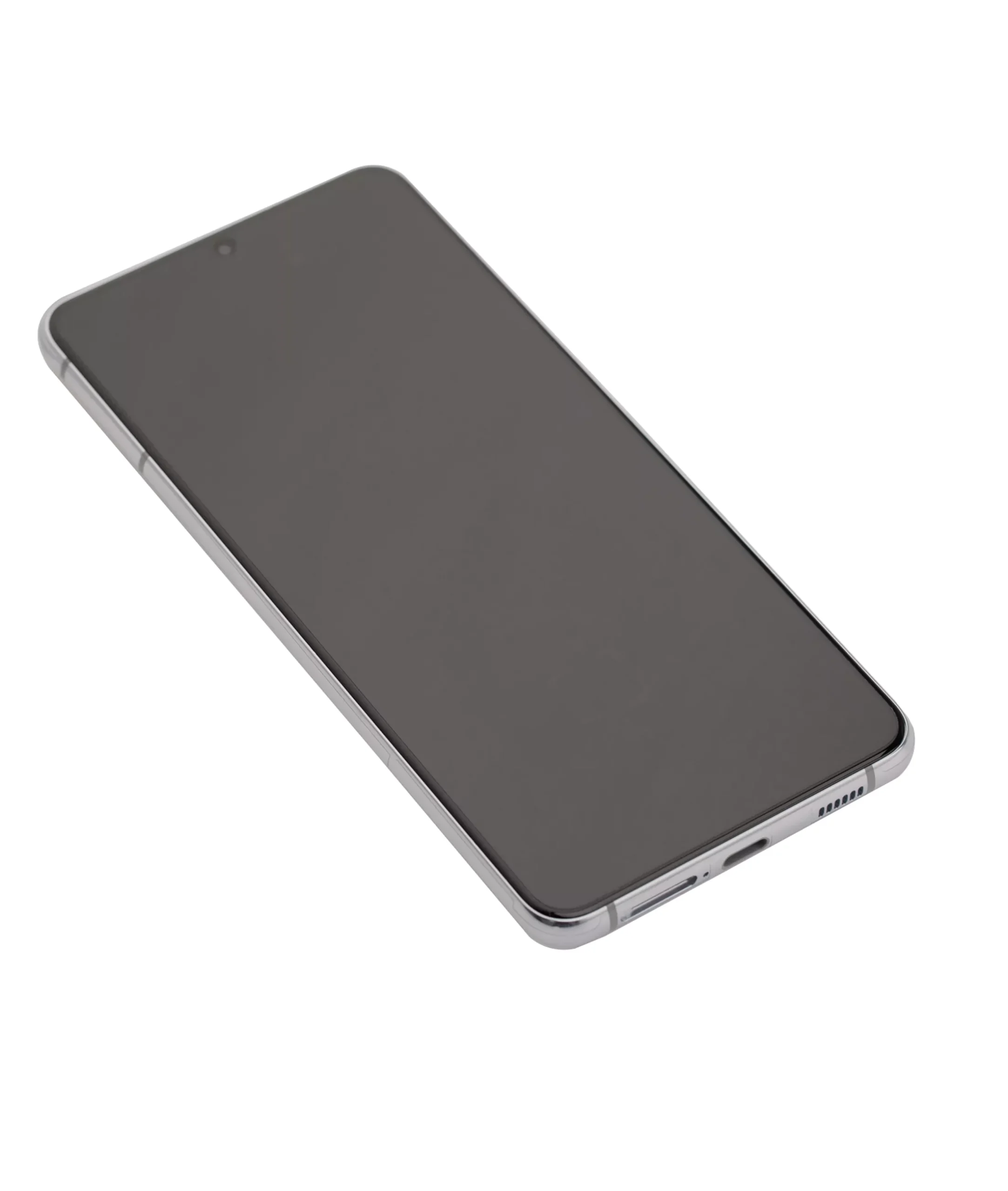 Samsung Galaxy S21 Plus 5G (Servis Paketi) (Phantom Silver) İle Uyumlu Çerçeveli OLED Montajı 