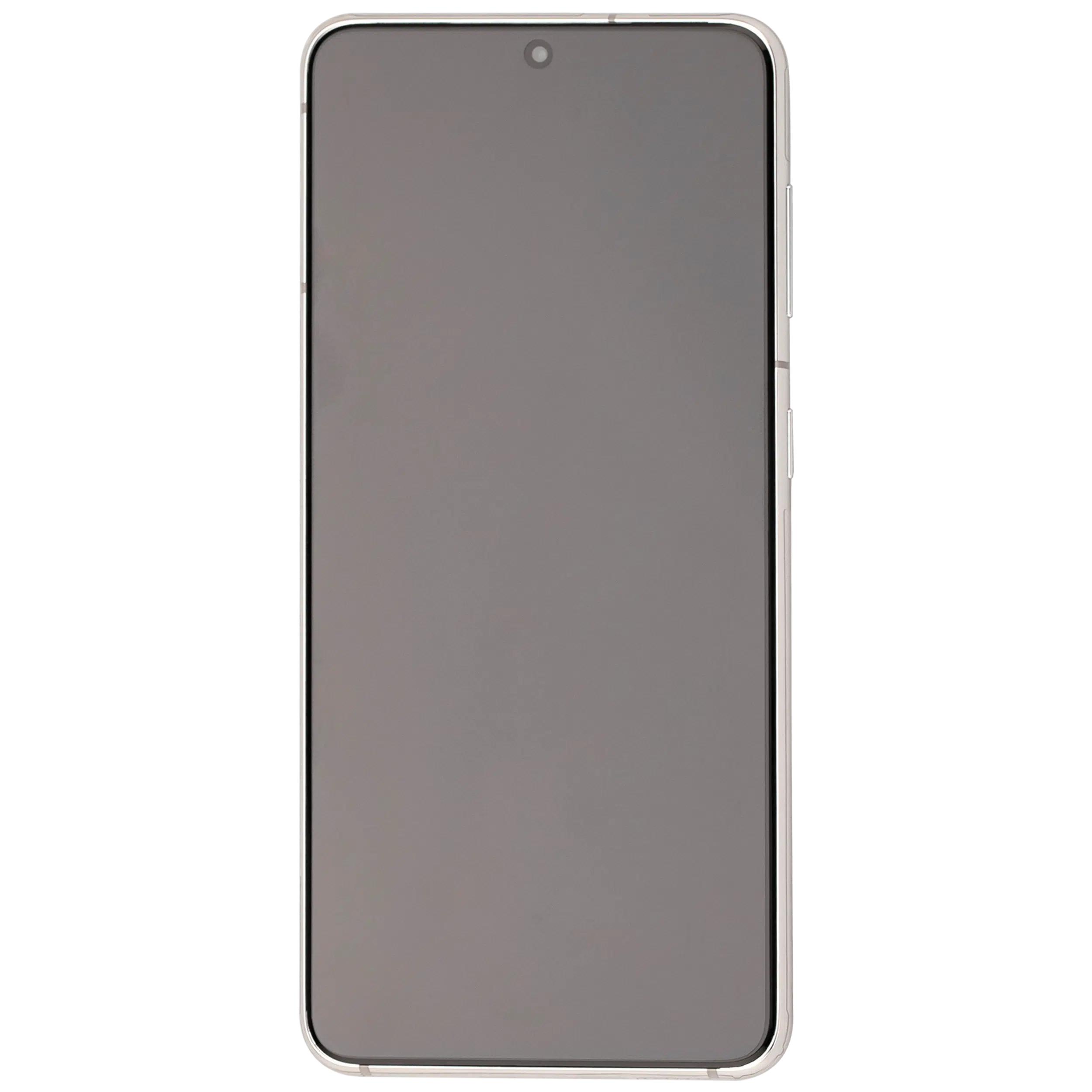 Samsung Galaxy S21 5G (Aftermarket Plus) (Phantom White) ile Uyumlu Çerçeveli OLED Montajı 