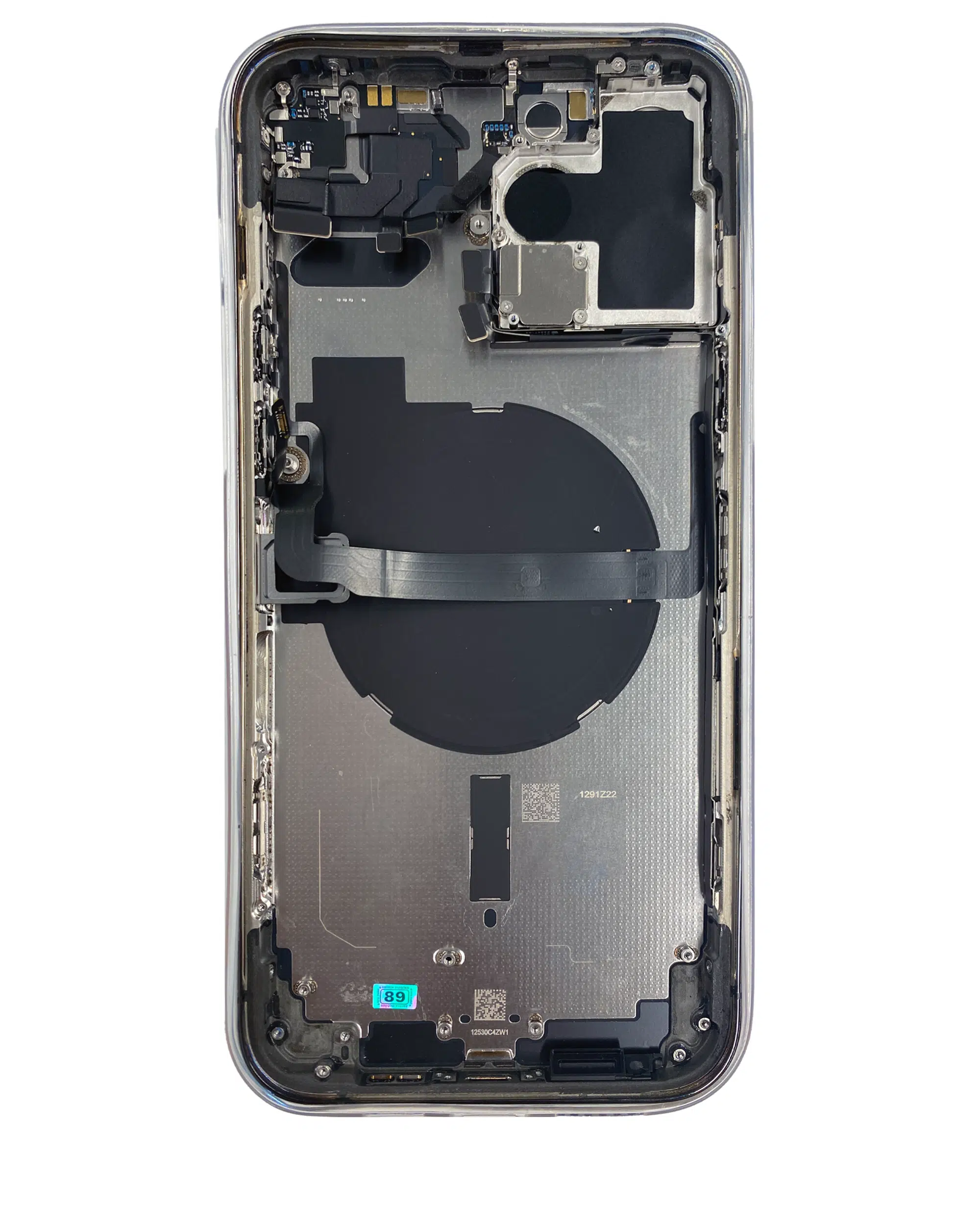 İphone 13 Pro Max İle Uyumlu Kasa Kapak Set Siyah İçi Boş (Logolu) 1/1 Kasa