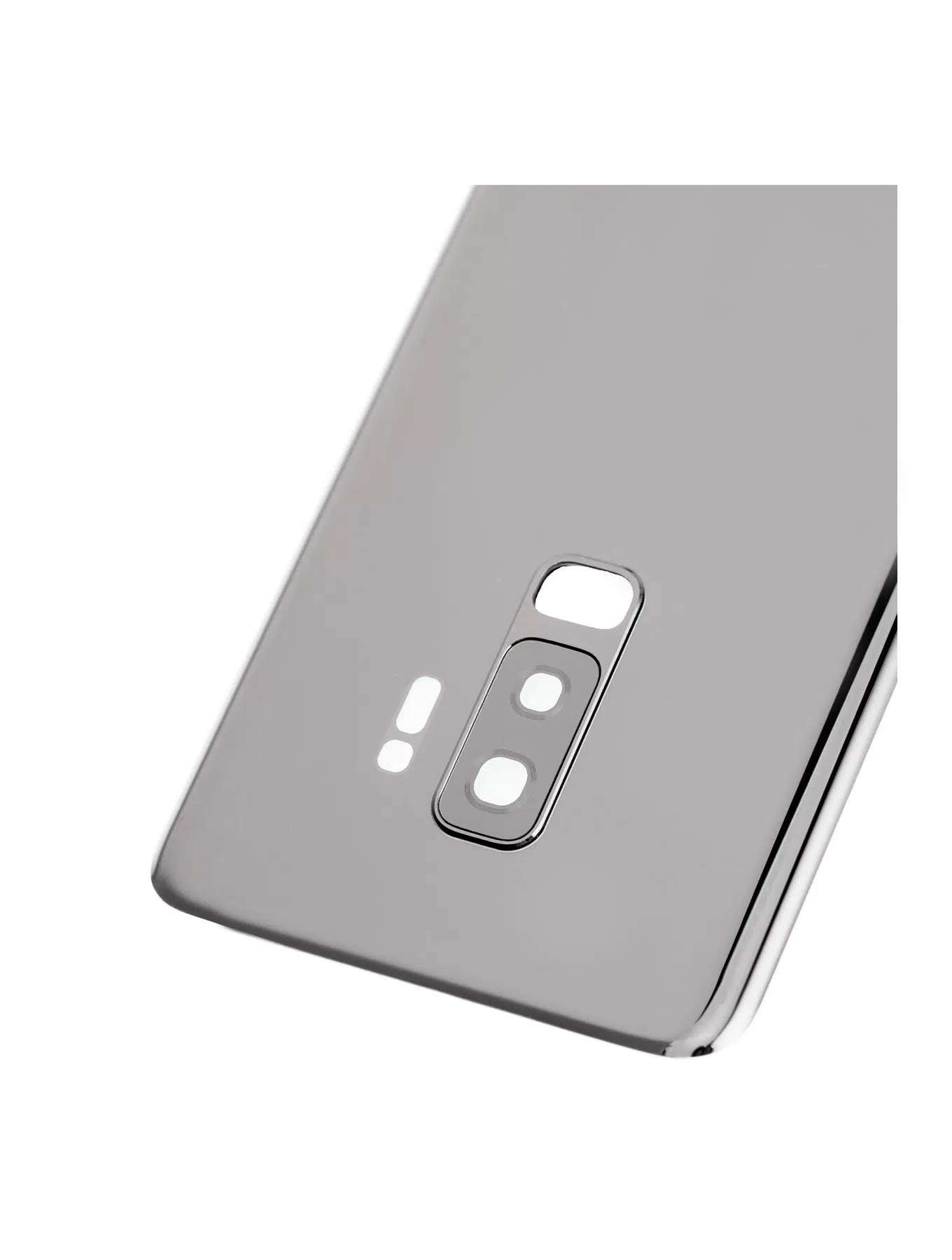 Samsung Galaxy S9 Plus İle Uyumlu Kamera Lensli Arka Kapak Camı (Logosuz) (Aftermarket Plus)... 