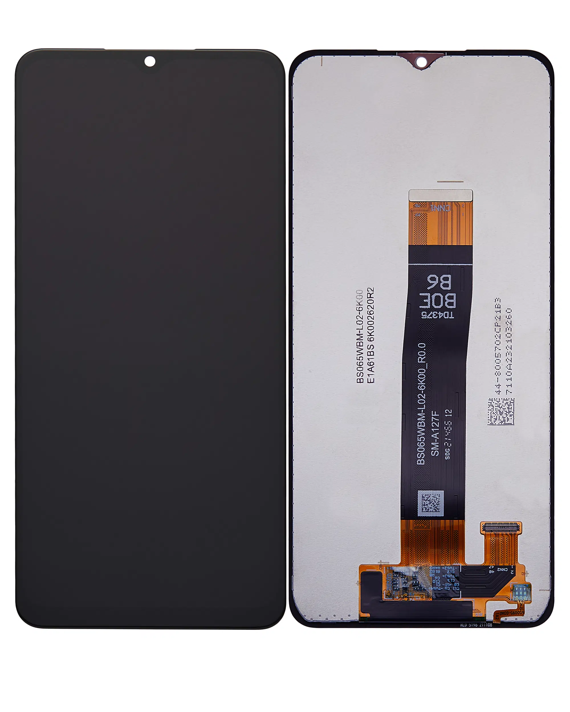 Samsung Galaxy A12 Nacho İle Uyumlu Çerçevesiz Ekran Dokunmatik (%100 Orijinal Ürün) (A127 / 2021)