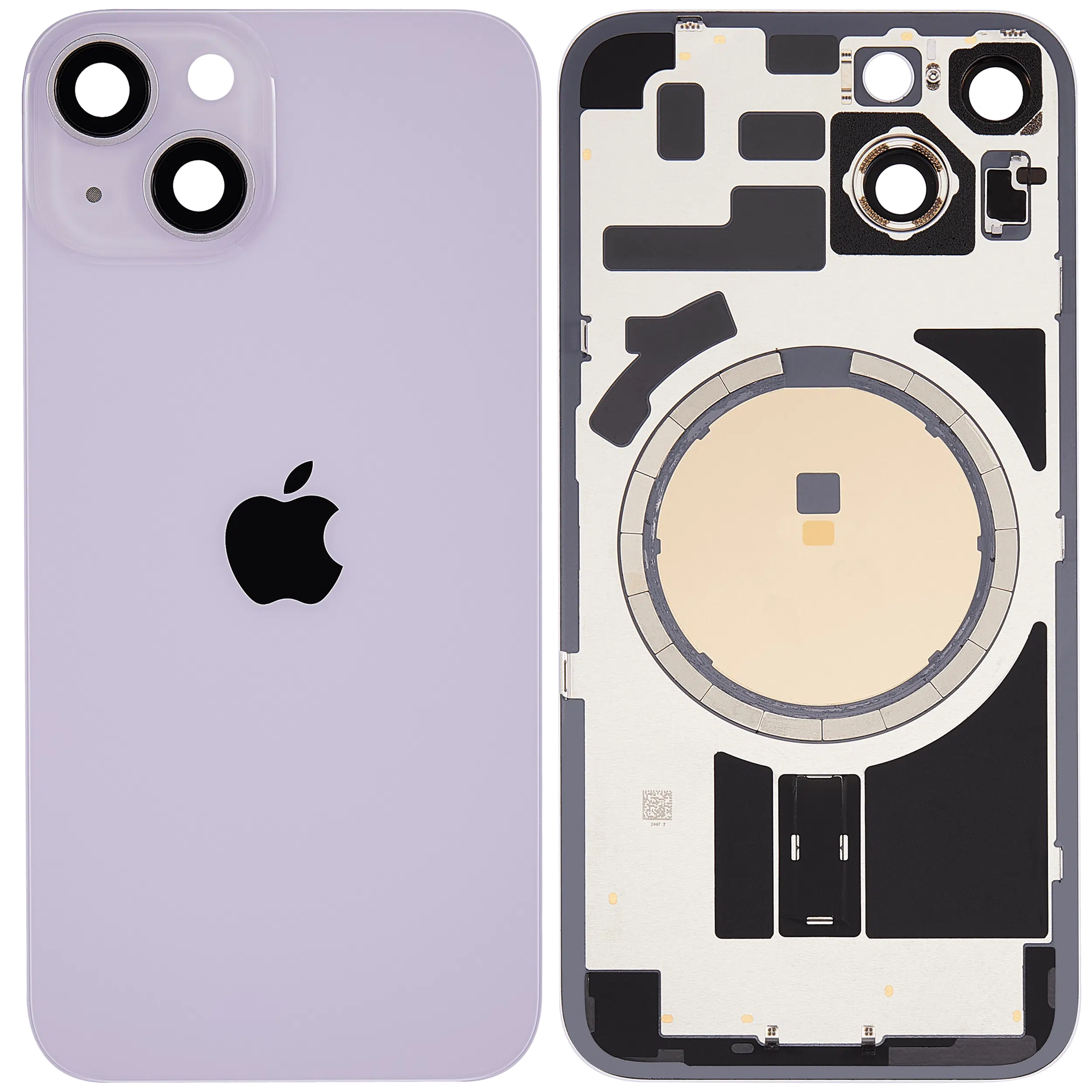 MagSafe Mıknatıslı Çelik Plakalı Arka Cam Önceden Takılmış İphone 14 ile Uyumlu (Kullanılan OEM Pul...