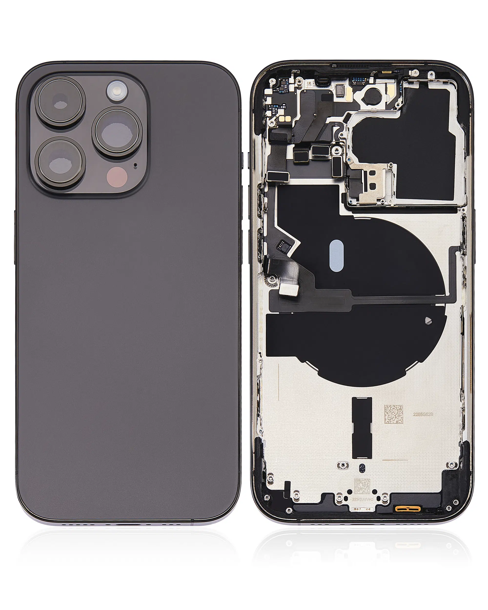 Arka Muhafaza W/Küçük Önceden Yüklenmiş İphone 14 Pro ile Uyumlu (ABD Versiyonu) (Kullanılan OEM Çekme: Sınıf ...