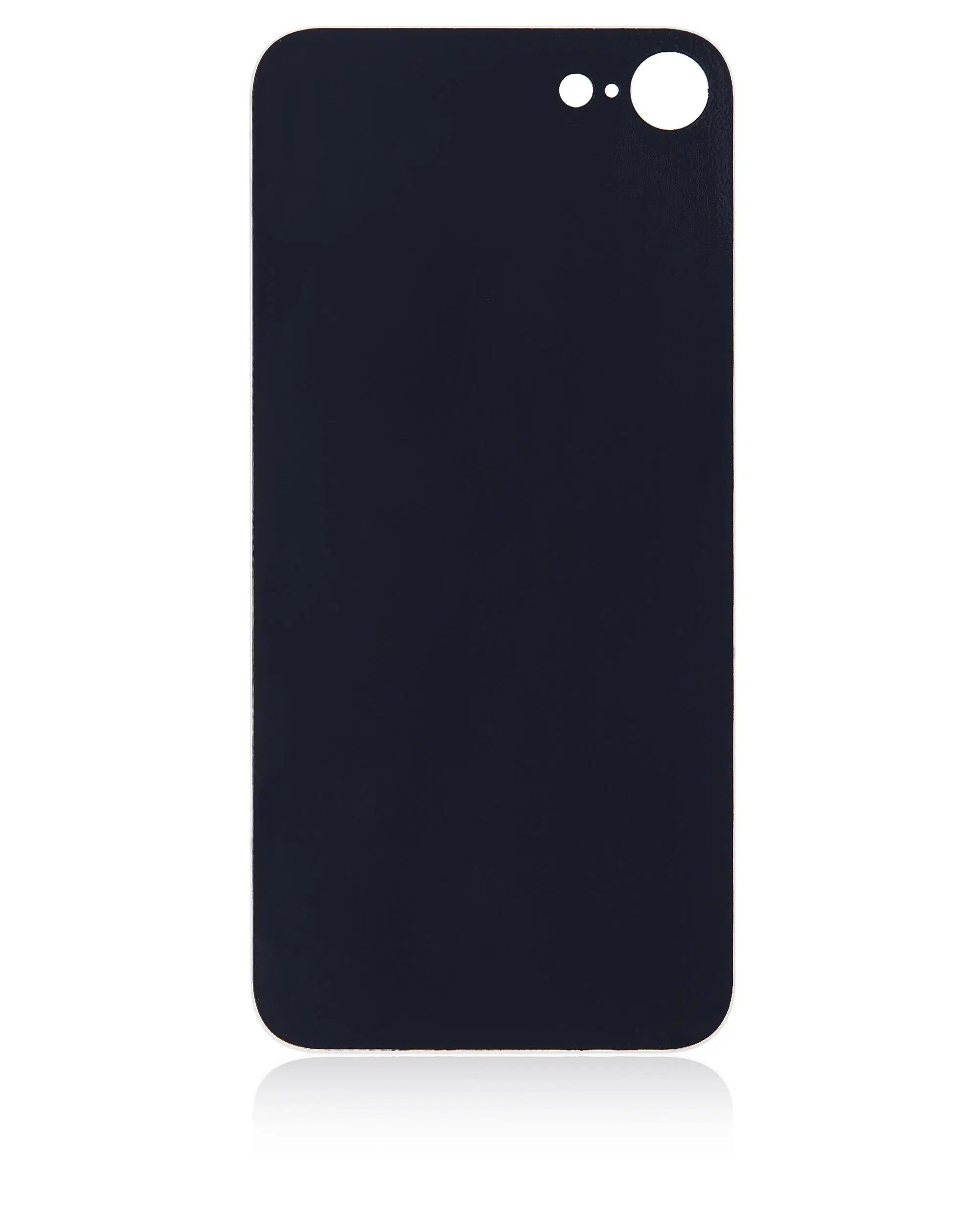 İphone 8 İle Uyumlu Arka Cam Beyaz (Logolu/ Büyük Kamera Deliği)